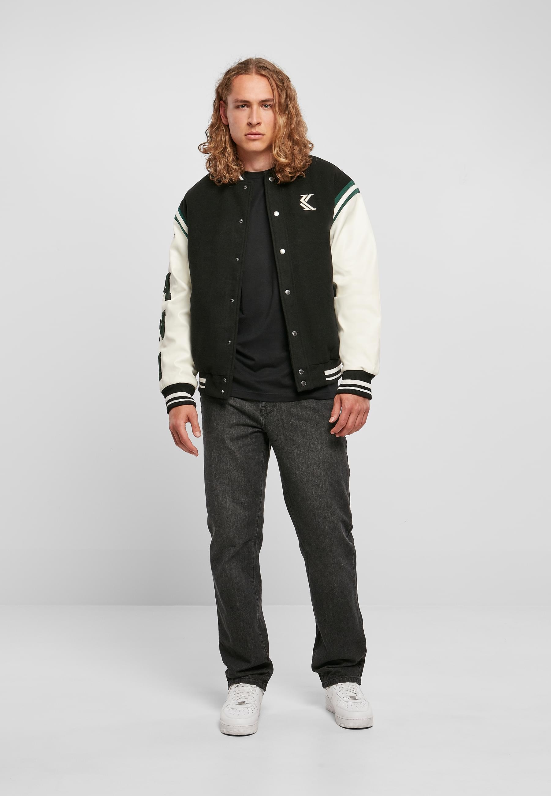 Karl Kani Allwetterjacke »Karl Kani Herren KM223-075-2 OG College Jacket«, (1 St.), ohne Kapuze