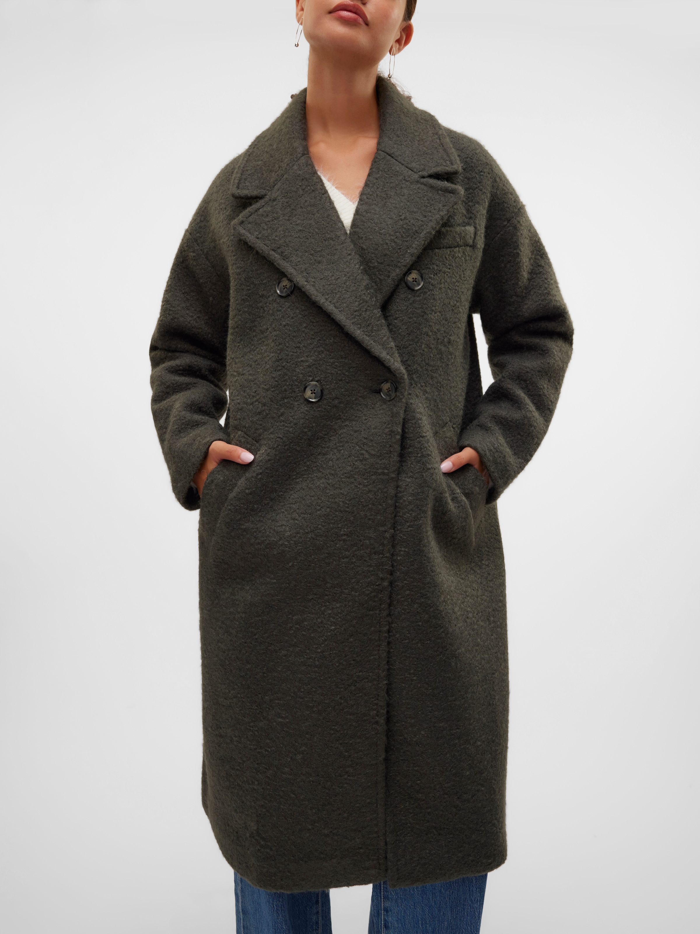 Vero Moda Langmantel "VMELITEERIKA LONG COAT BOO"