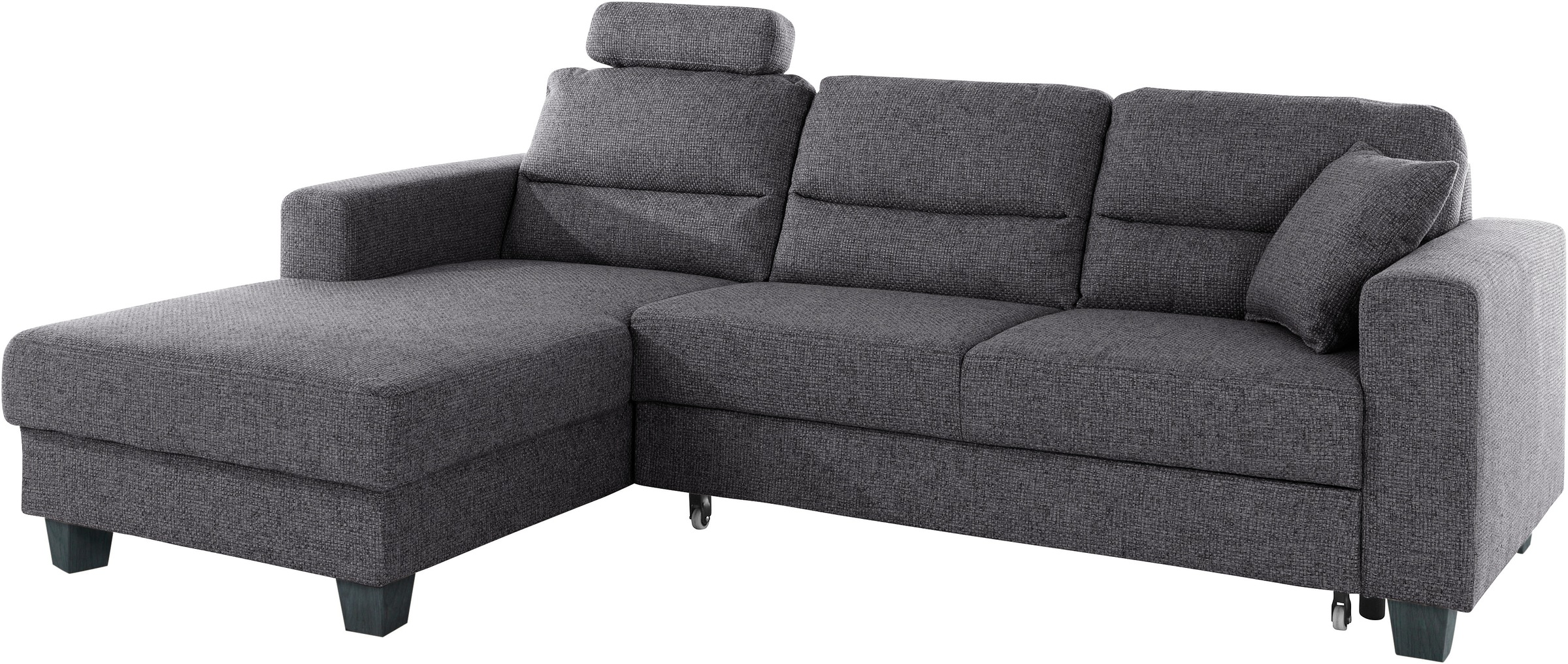 TRENDMANUFAKTUR Ecksofa »Chamber, zeitlos und modern, hoher Sitzkomfort, L-Form«, wahlweise mit Schlaffunktion