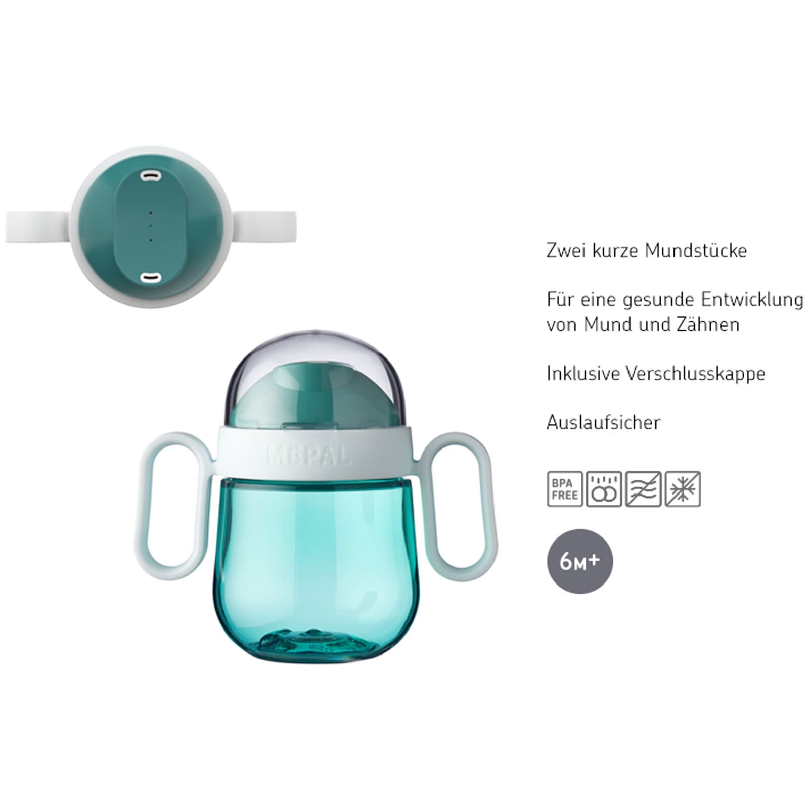Mepal Kinderbecher »Antitropf-Trinklernbecher 2.0 Mio 200 ml«
