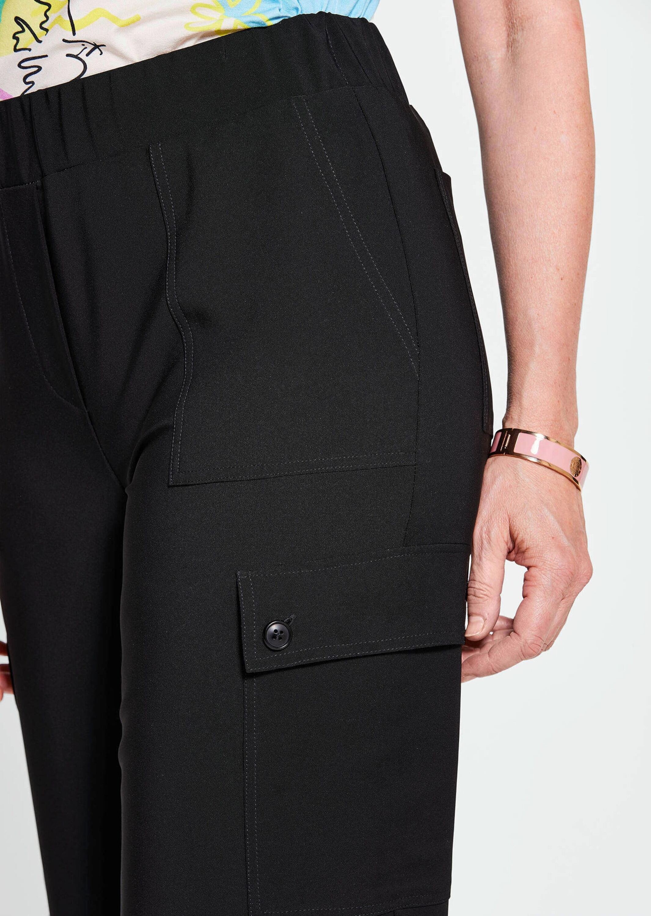 GOLDNER Stoffhose »Kurzgröße Bequeme Hose VERA mit sportlichem Look«