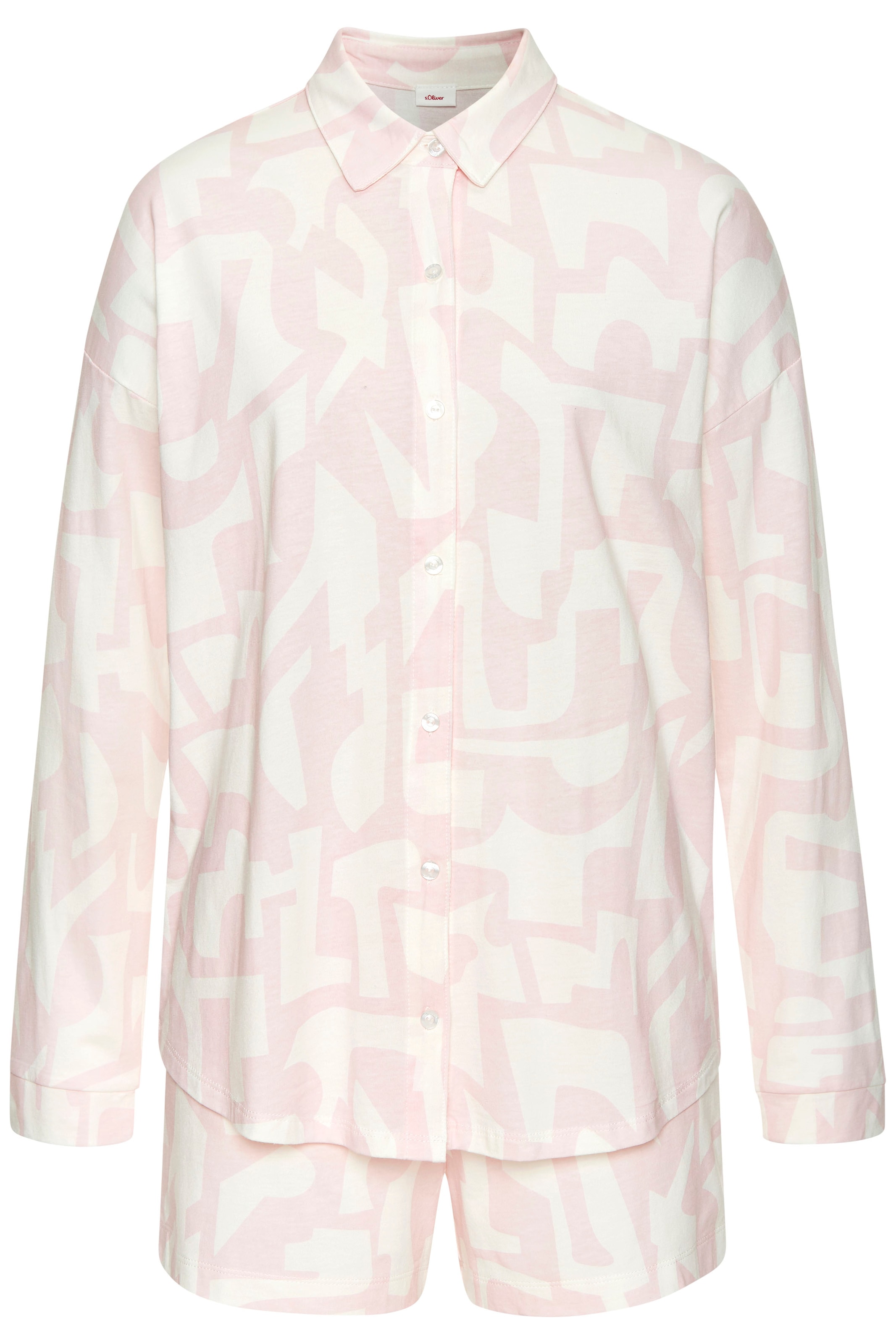 s.Oliver Shorty 2-teilig, 2 tlg. mit grafischem Print günstig online kaufen