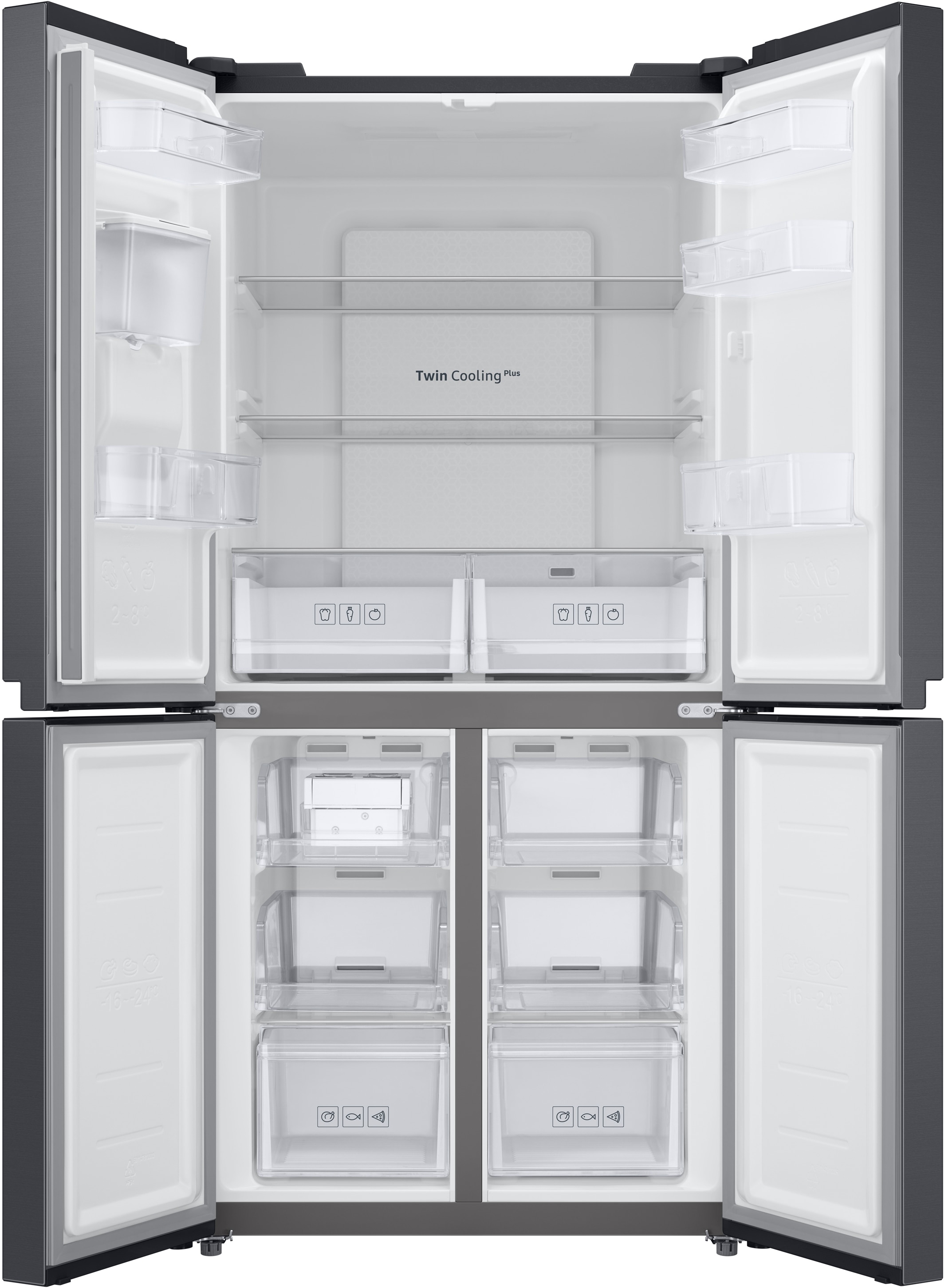 Samsung Side-by-Side »RF48A401EB4« 179,3 cm hoch 83,3 cm breit