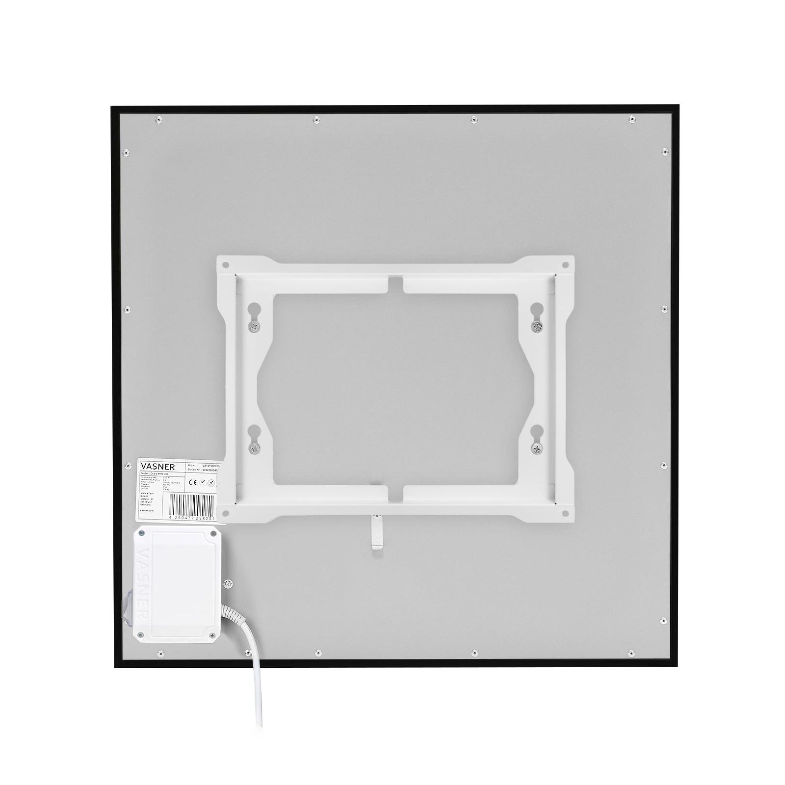 Vasner Infrarotheizung »Citara T RX 450 W« Metall Heizpaneel Tafelheizung schwarz