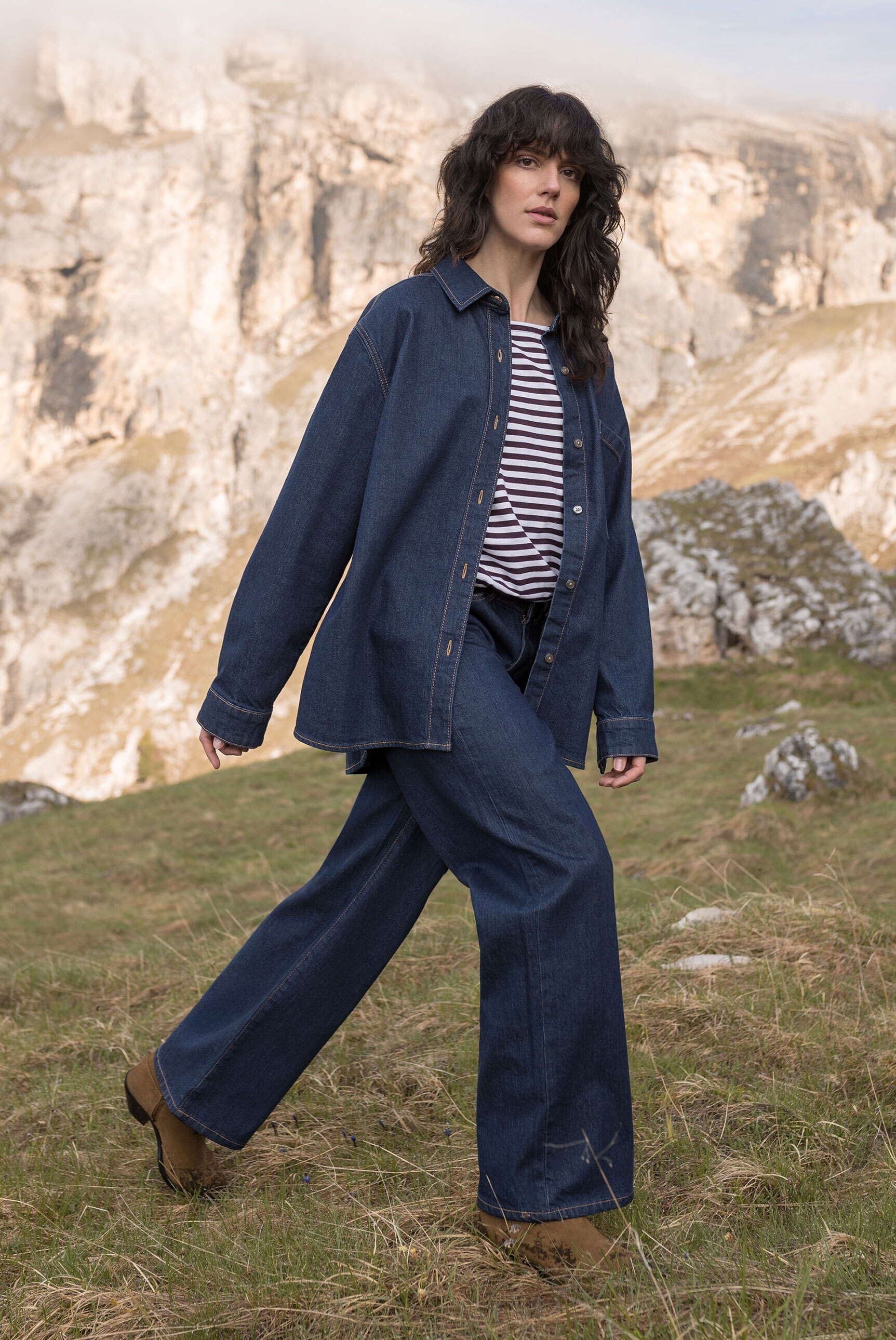 SENSES.THE LABLE Regular-fit-Jeans su hoher Leibhöhe