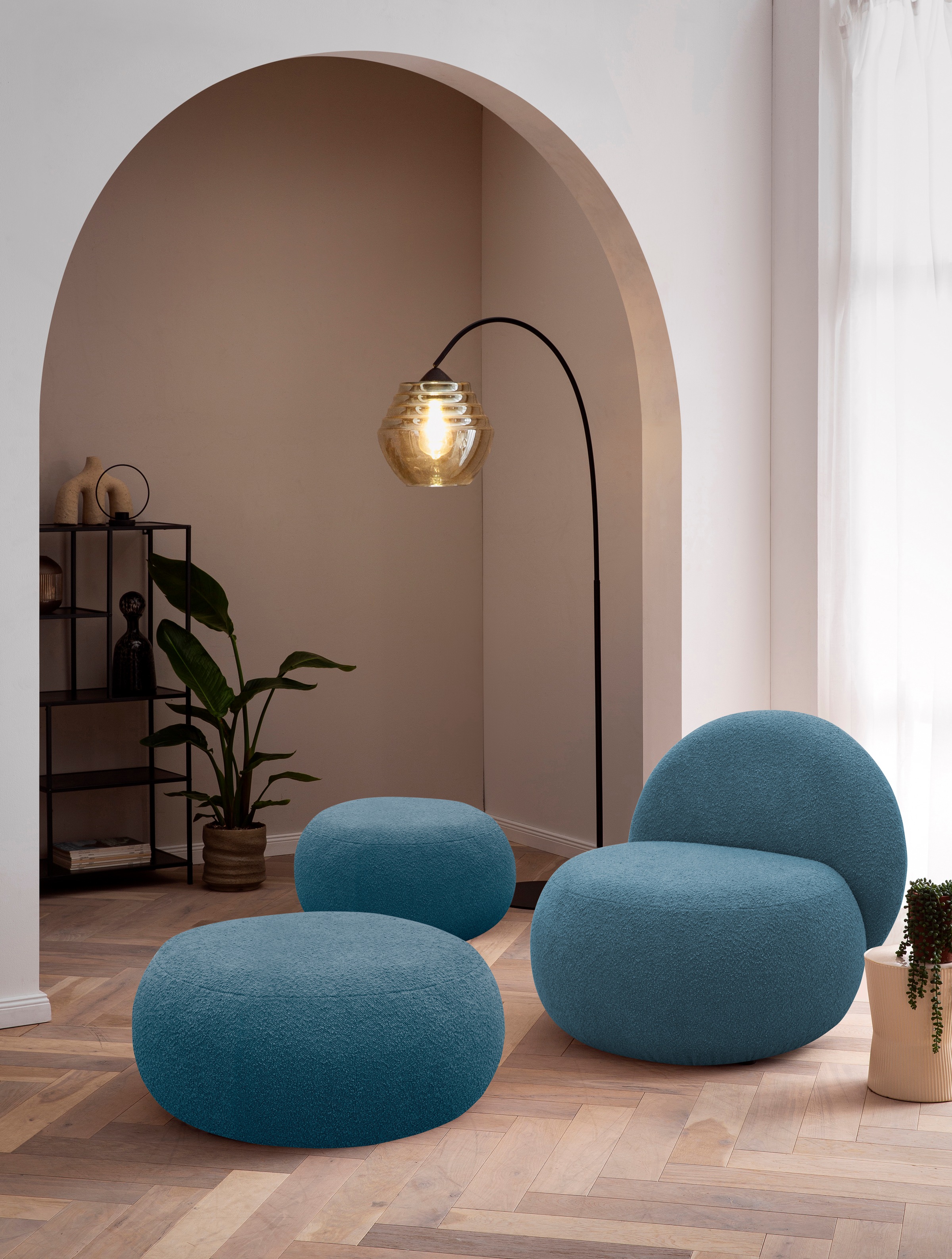 Home affaire Polsterhocker "Mithras I Lieferzeit nur 2 Wochen, passend zum günstig online kaufen