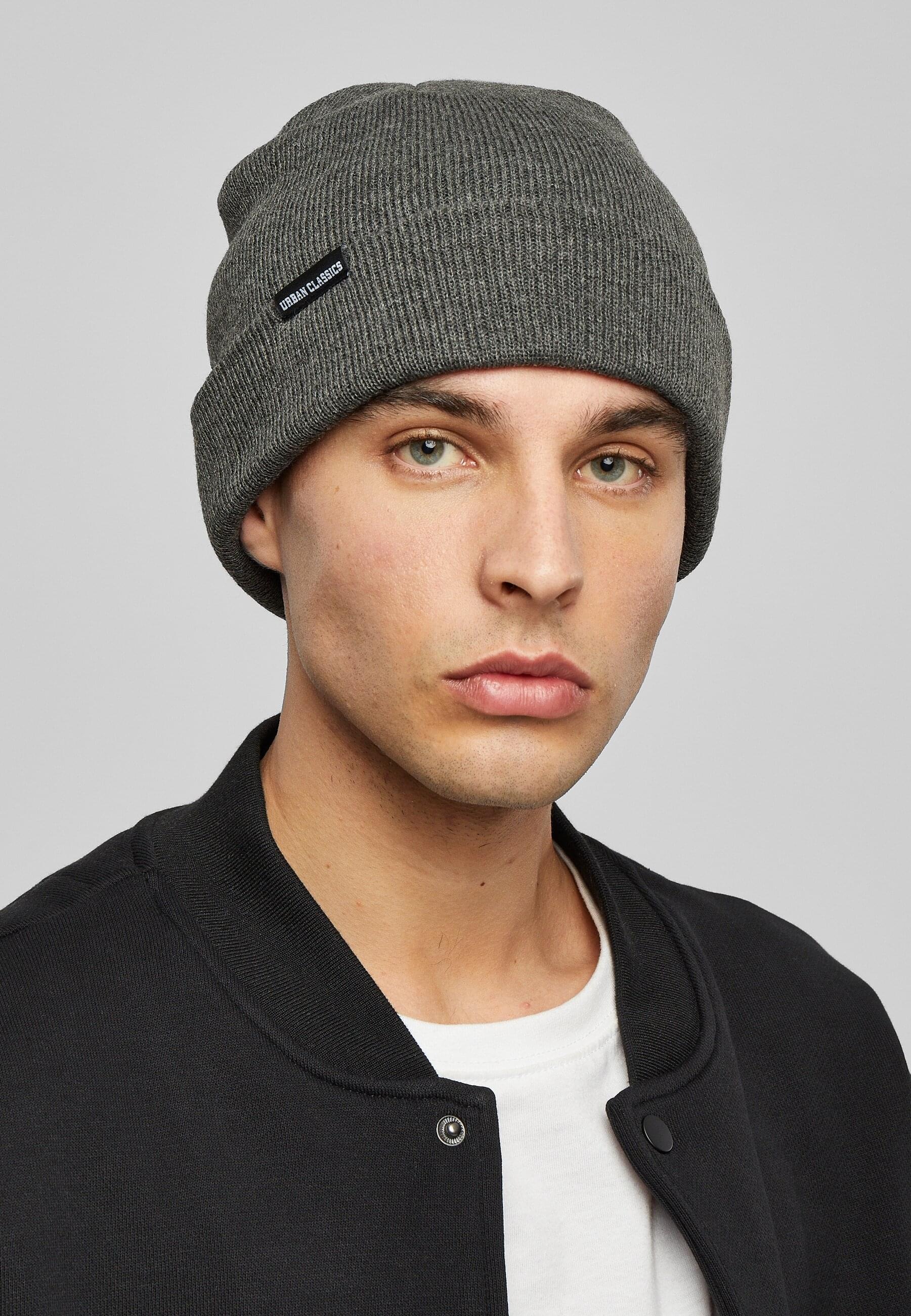 URBAN CLASSICS Beanie »Urban Classics Unisex Basic Flap Beanie«, (1 St.)