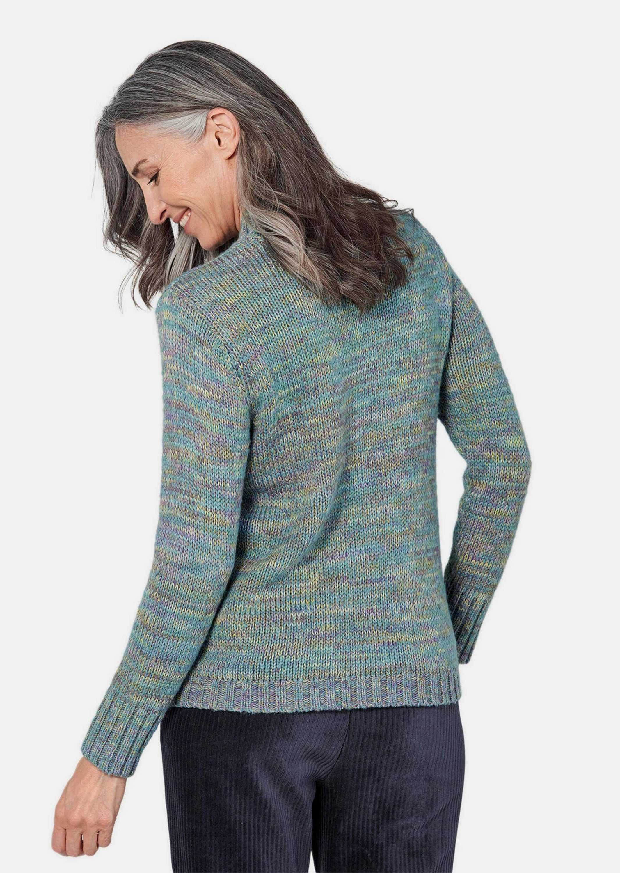 GOLDNER Rundhalspullover »Strickpullover Strickpullover mit Zopfstrick«