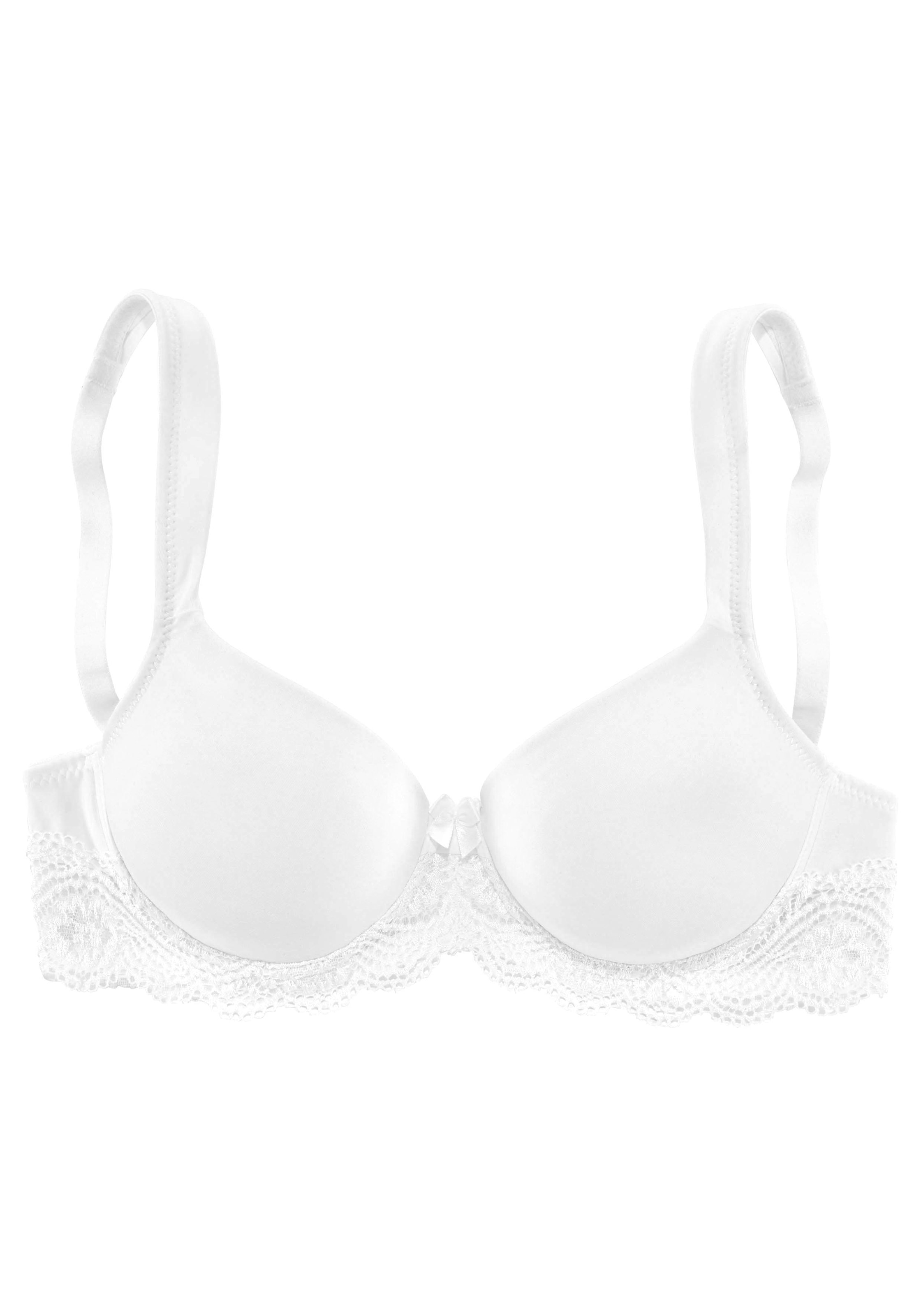 Spitzendetails Cups nahtlos und vorgeformten mit mit Bügel LASCANA Dessous Schalen-BH