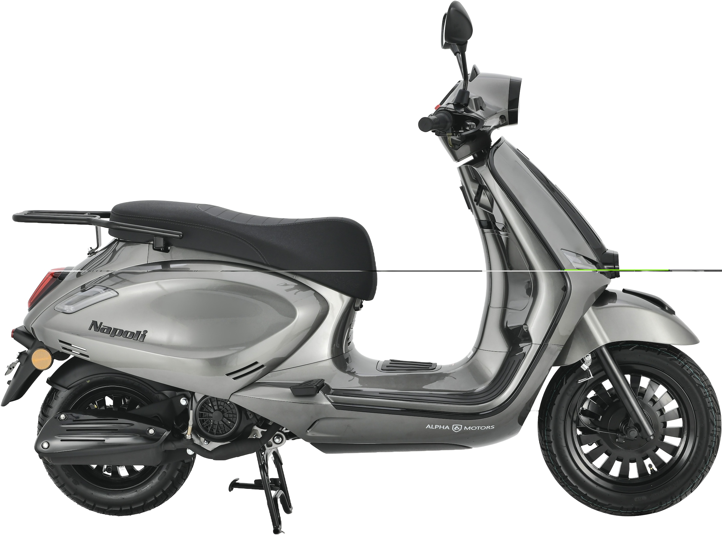 Alpha Motors Motorroller »Napoli 125 ccm 85 km/h EURO 5+ (mit/ohne Topcase)«, 125 cm³, 85 km/h, Euro 5, 9,38 PS