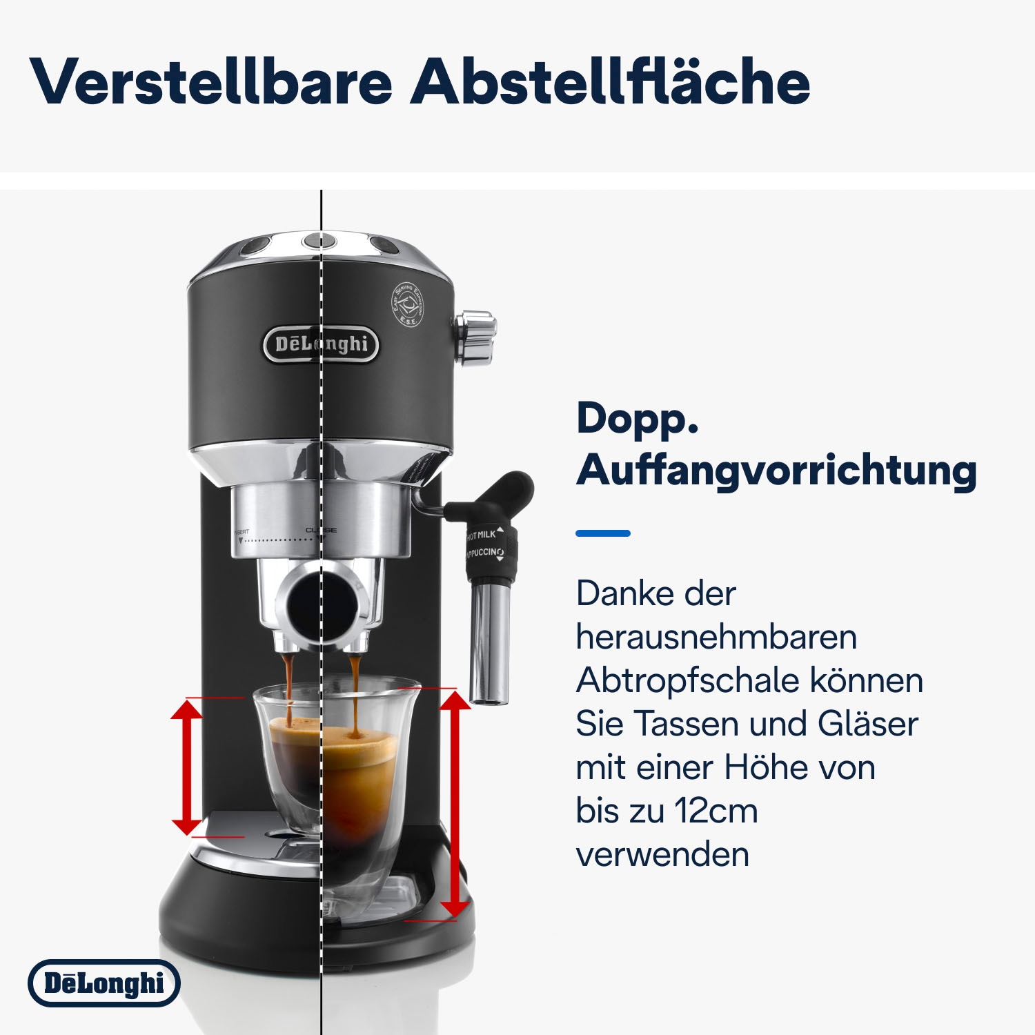 De'Longhi Espressomaschine »Dedica Style EC 685.B«, Siebträger, 1350 Watt, 15 Bar