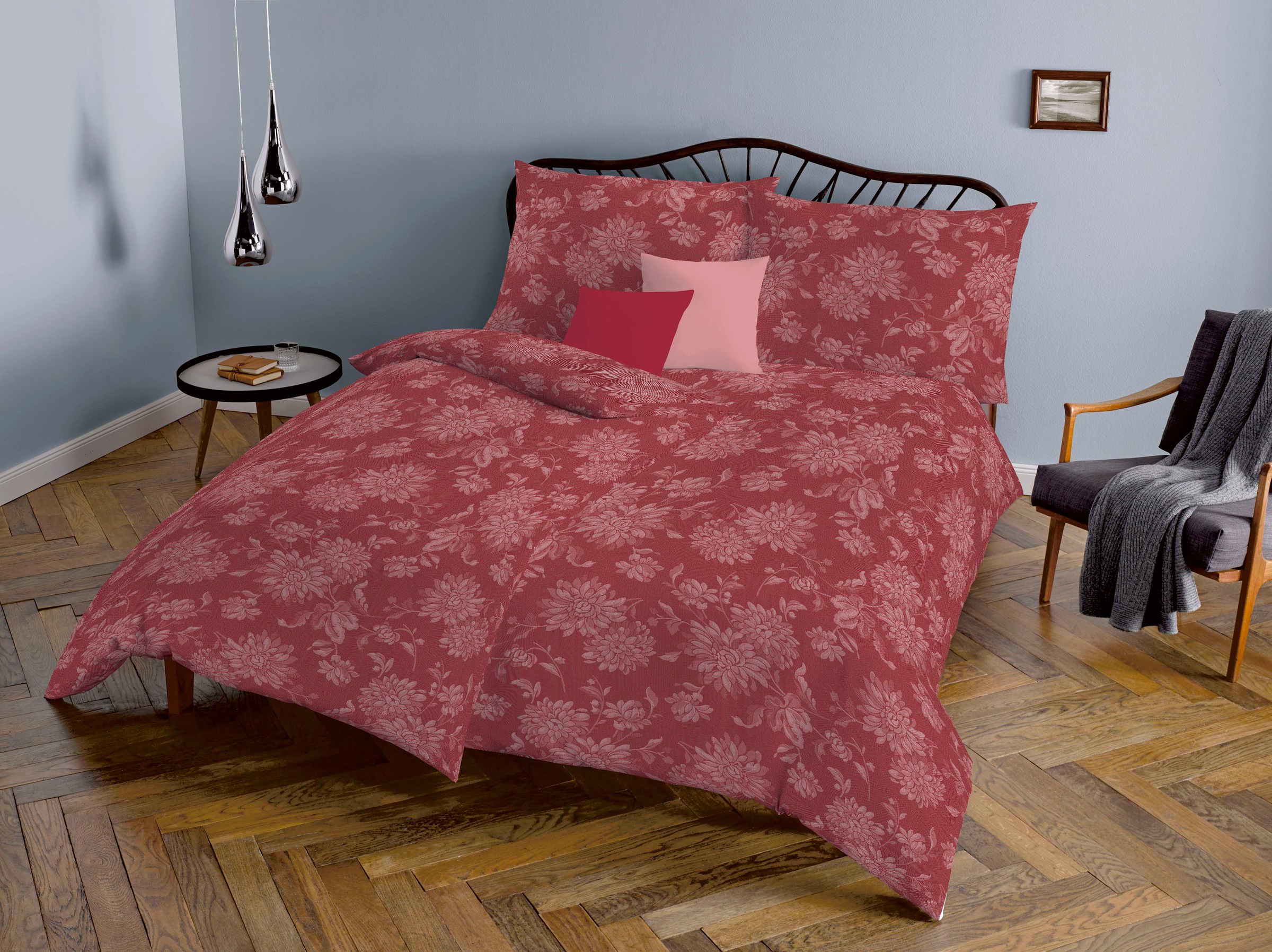 fleuresse Bettwäsche »Lech 4109«, Jacquard Flanell, Baumwolle, in Gr. 135x200, 155x220, 200x200cm