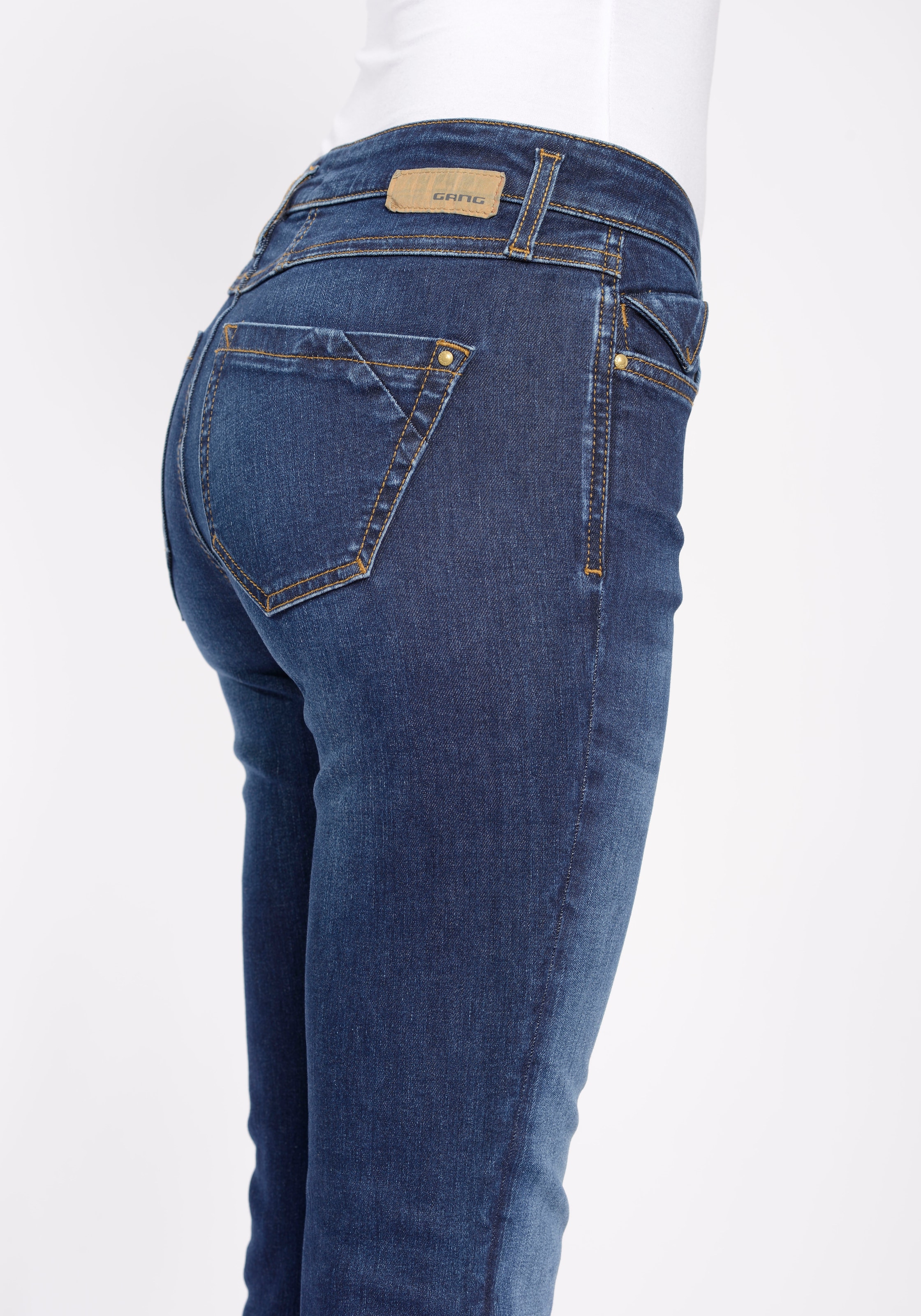 Stretch BAUR »94ELISA Bootcut-Jeans | BOOTCUT«, der LIGHT für aus GANG LINE und mit kaufen Bio-Baumwolle ECO