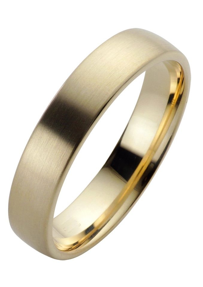 Firetti Trauring »Schmuck Geschenk Gold 585 Hochzeit Ehering Trauring "LIEBE" Sterne«, Made in Germany, wahlweise mit oder ohne Brillanten