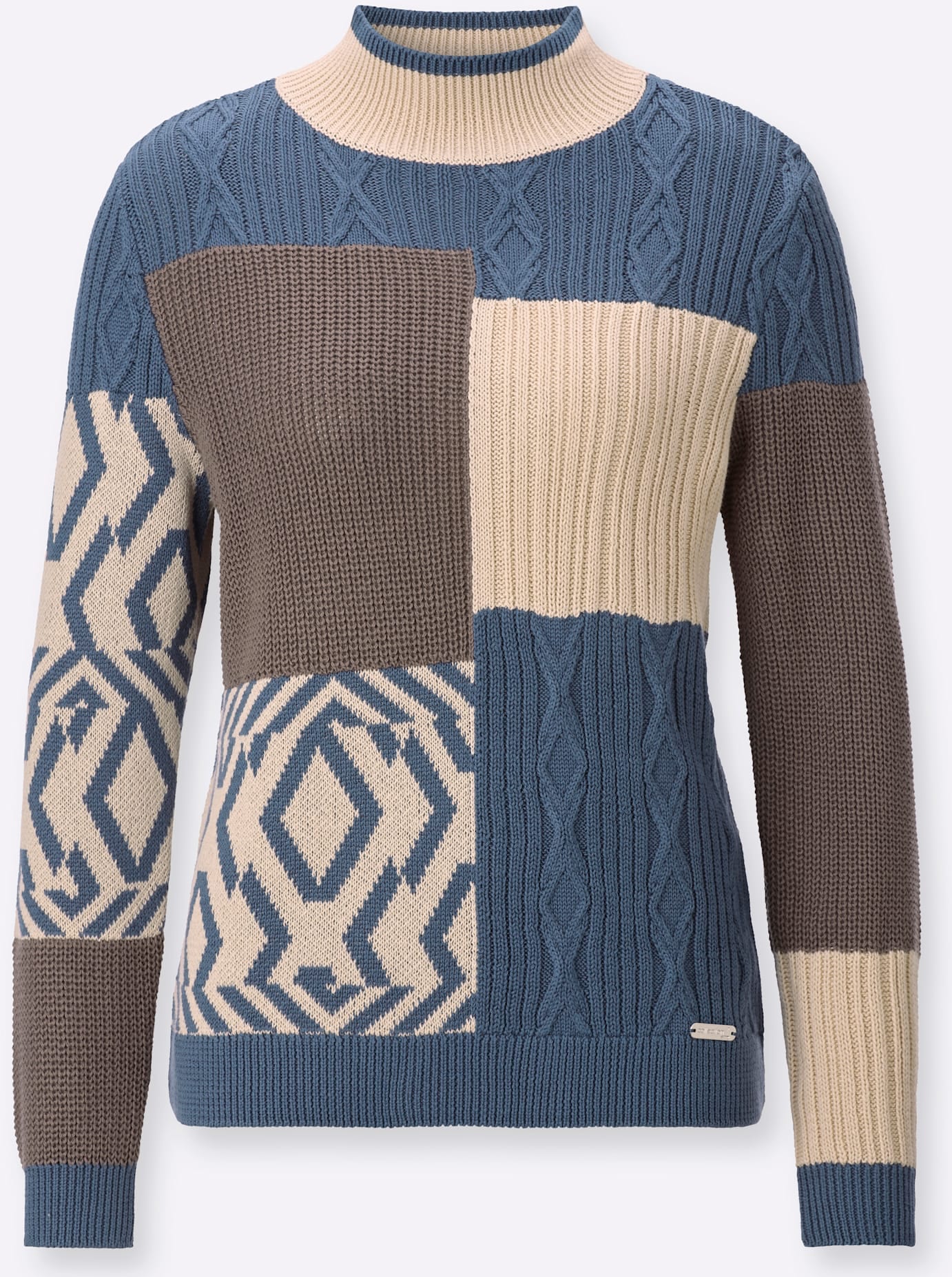 Casual Looks Stehkragenpullover »Stehkragen-Pullover«