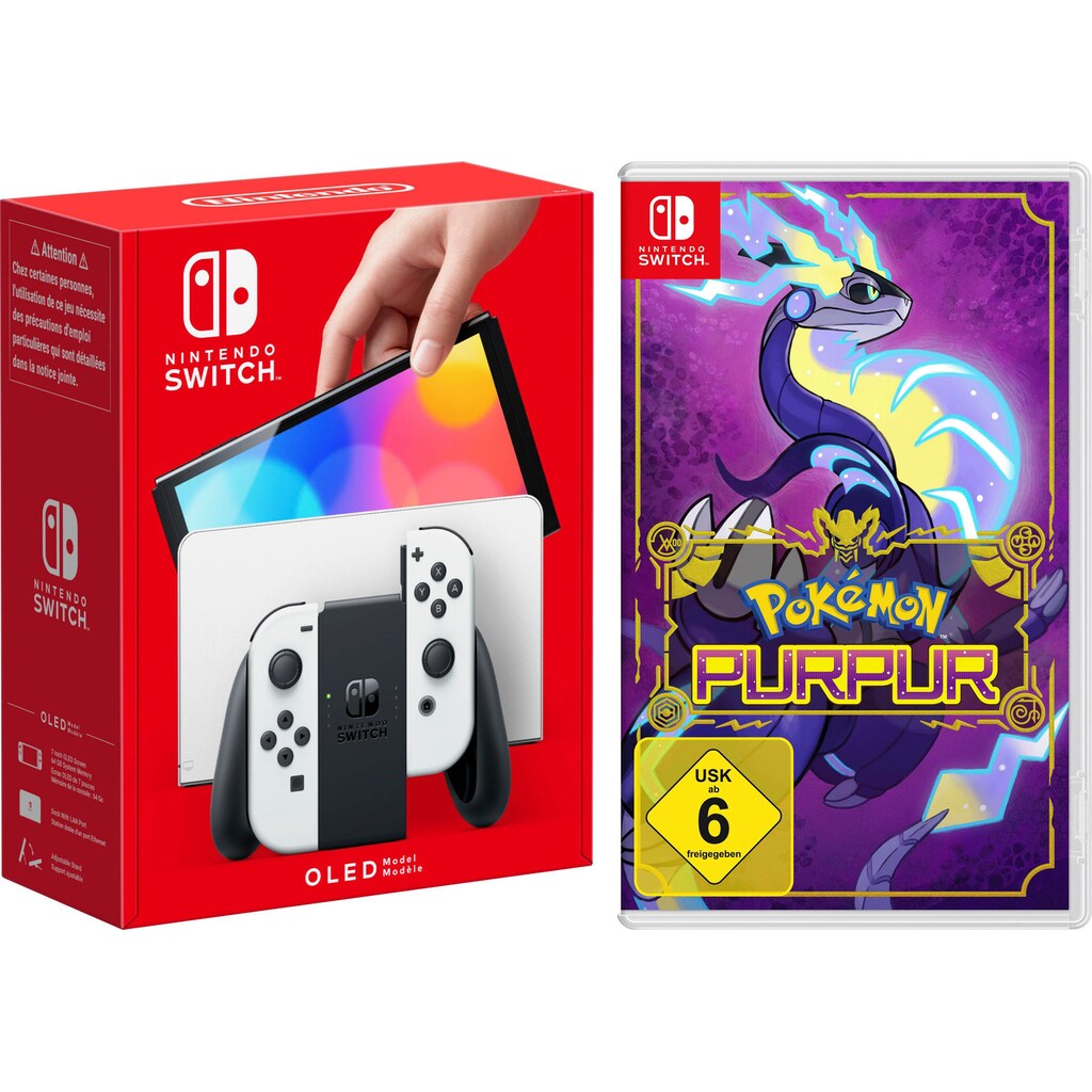 Nintendo Switch Spielekonsole »OLED + Pokemon Purpur«