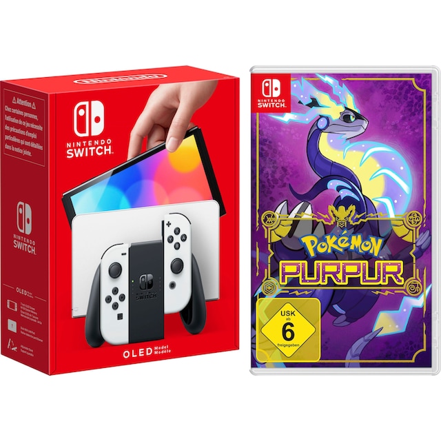 Nintendo Switch Spielekonsole »OLED + Pokemon Purpur« | BAUR