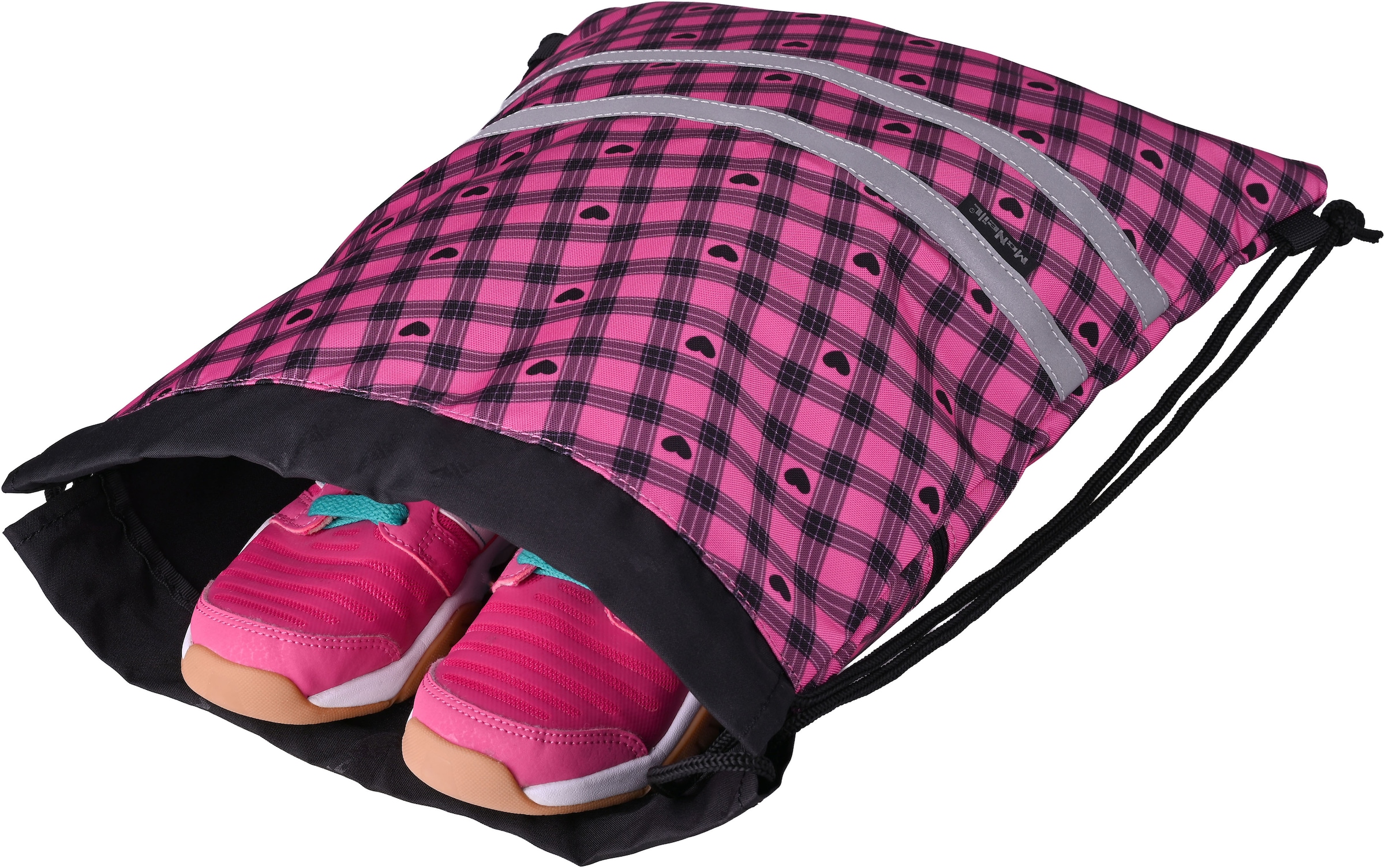 McNeill Schulranzen »Bravo, inkl. Etui, Turnbeutel,« Reflektierende Streifen auf den Schultergurten;Retroreflektierende Flächen