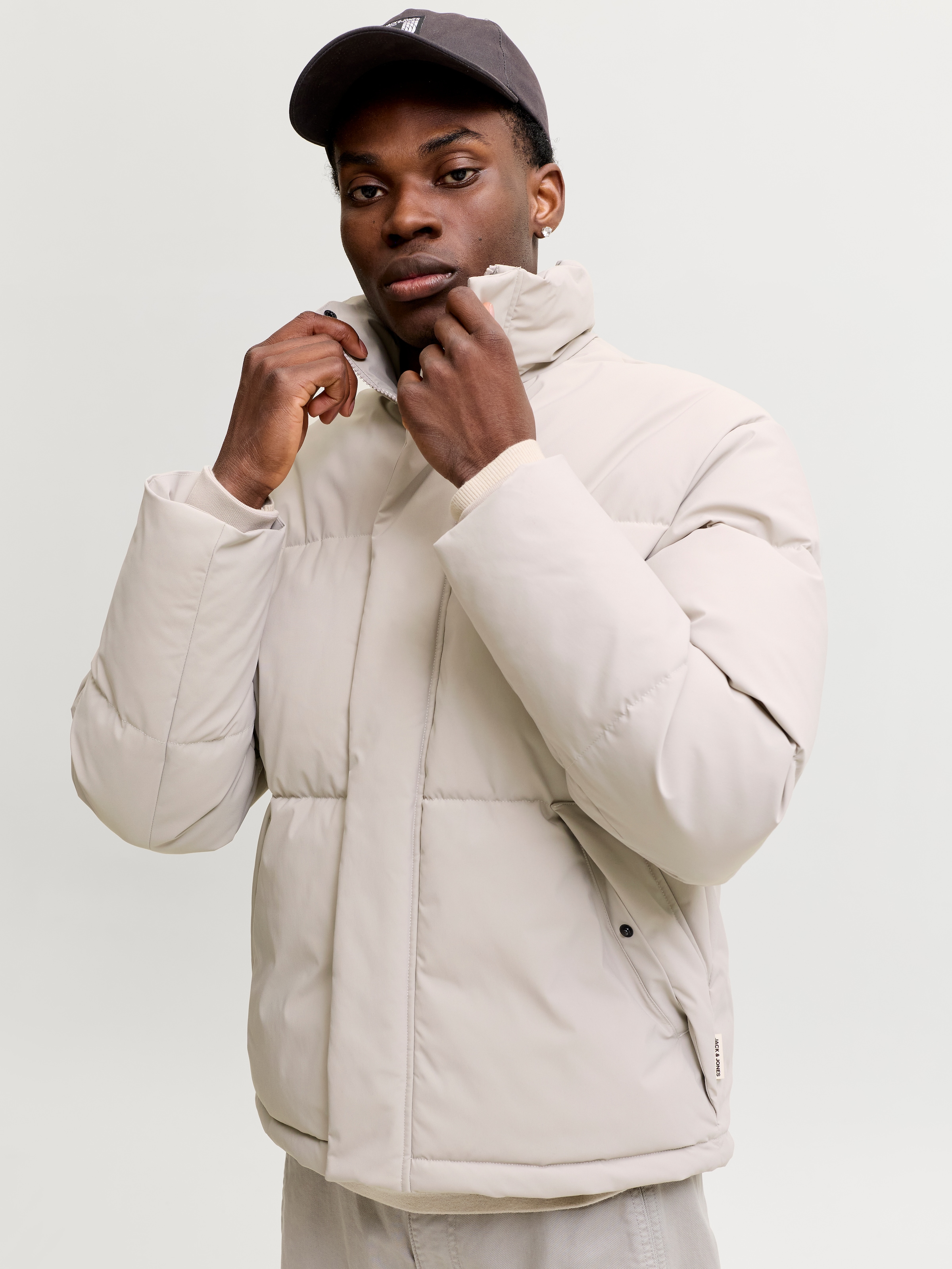 Jack & Jones Steppjacke »JJESOHO PUFFER COLLAR AW26 SN« Kunstfaser, regular fit