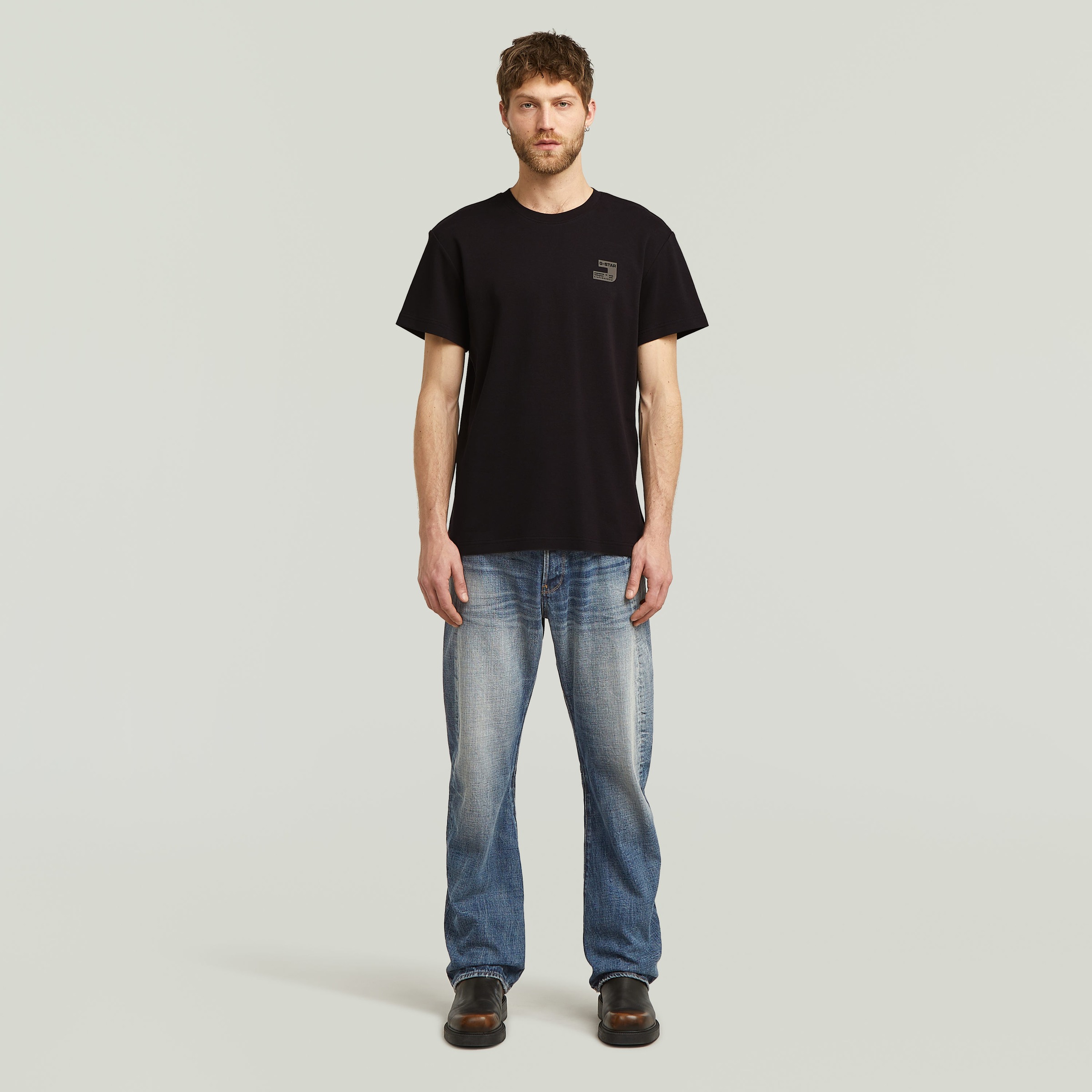 G-STAR T-Shirt »Chest Logo«, Rundhals, Regular Fit