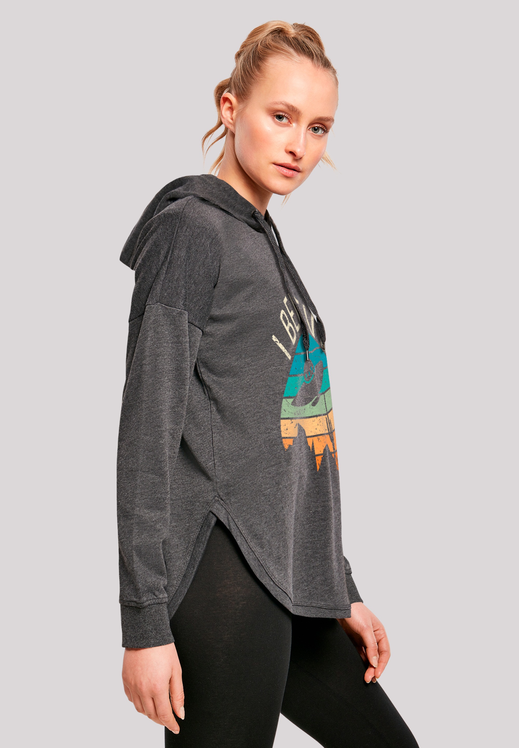 F4NT4STIC Kapuzenpullover »I Believe UFO Alien Sonnenuntergang«, Premium Qualität