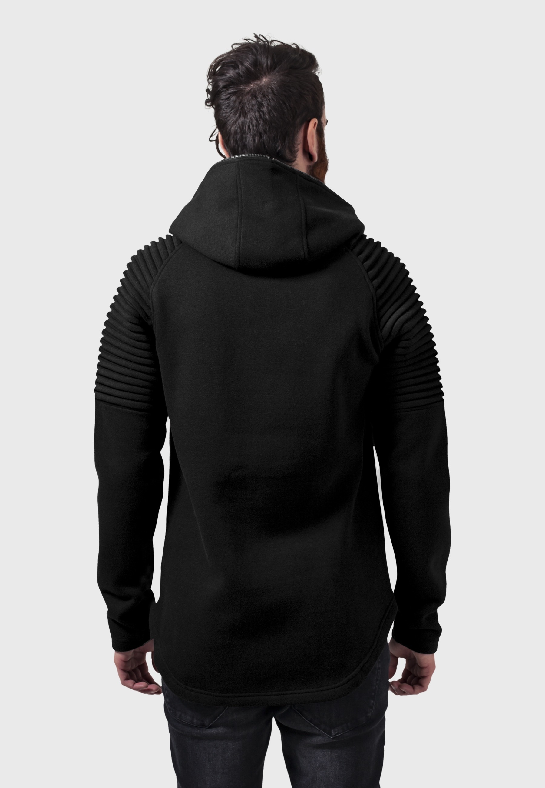 URBAN CLASSICS Hoodie »Urban Classics Herren Pleat Sleeves Terry Hoody«, 1 Stk.

