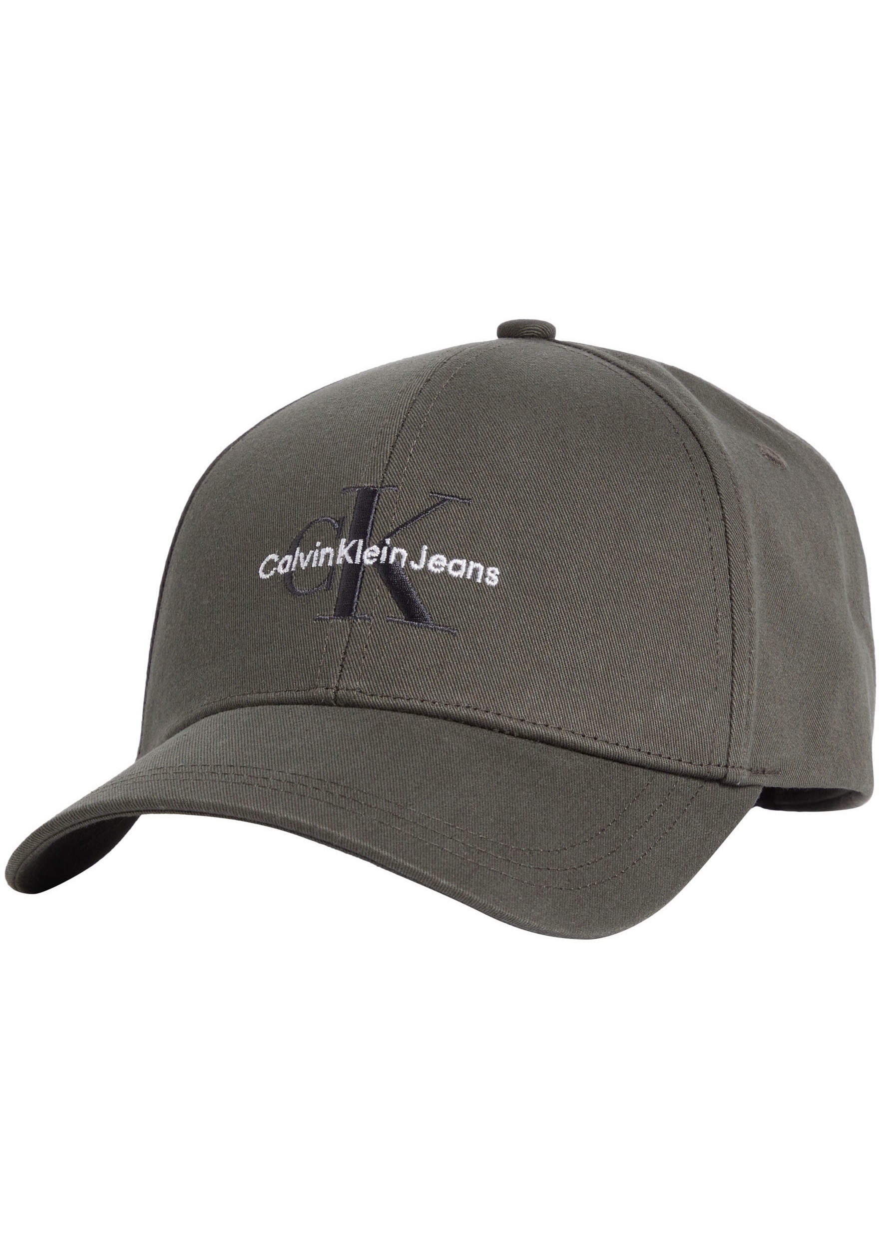 Calvin Klein Jeans Baseball Cap "MONO LOGO EMBRO CAP", Logostickerei günstig online kaufen