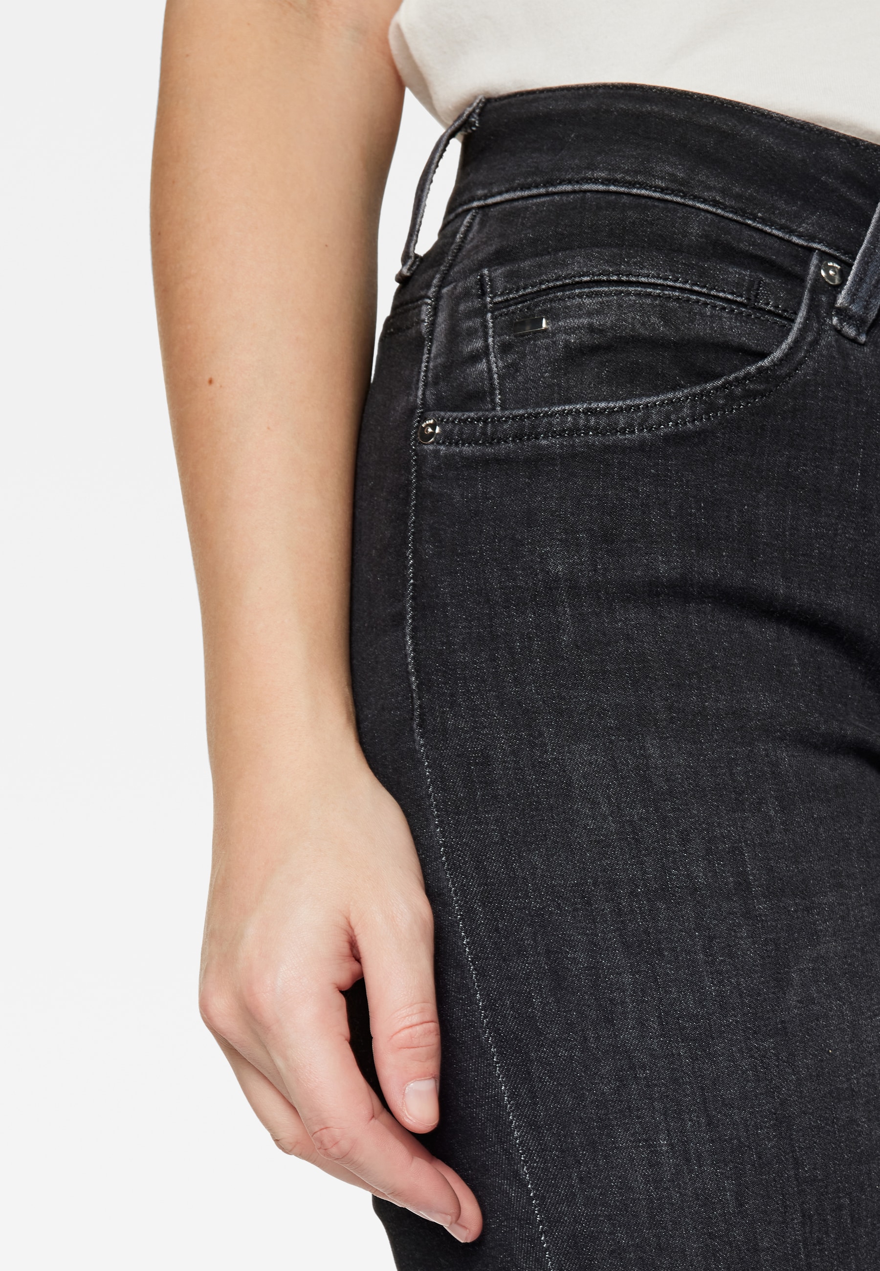 Mavi Straight-Jeans »KENDRA«, gerde Form