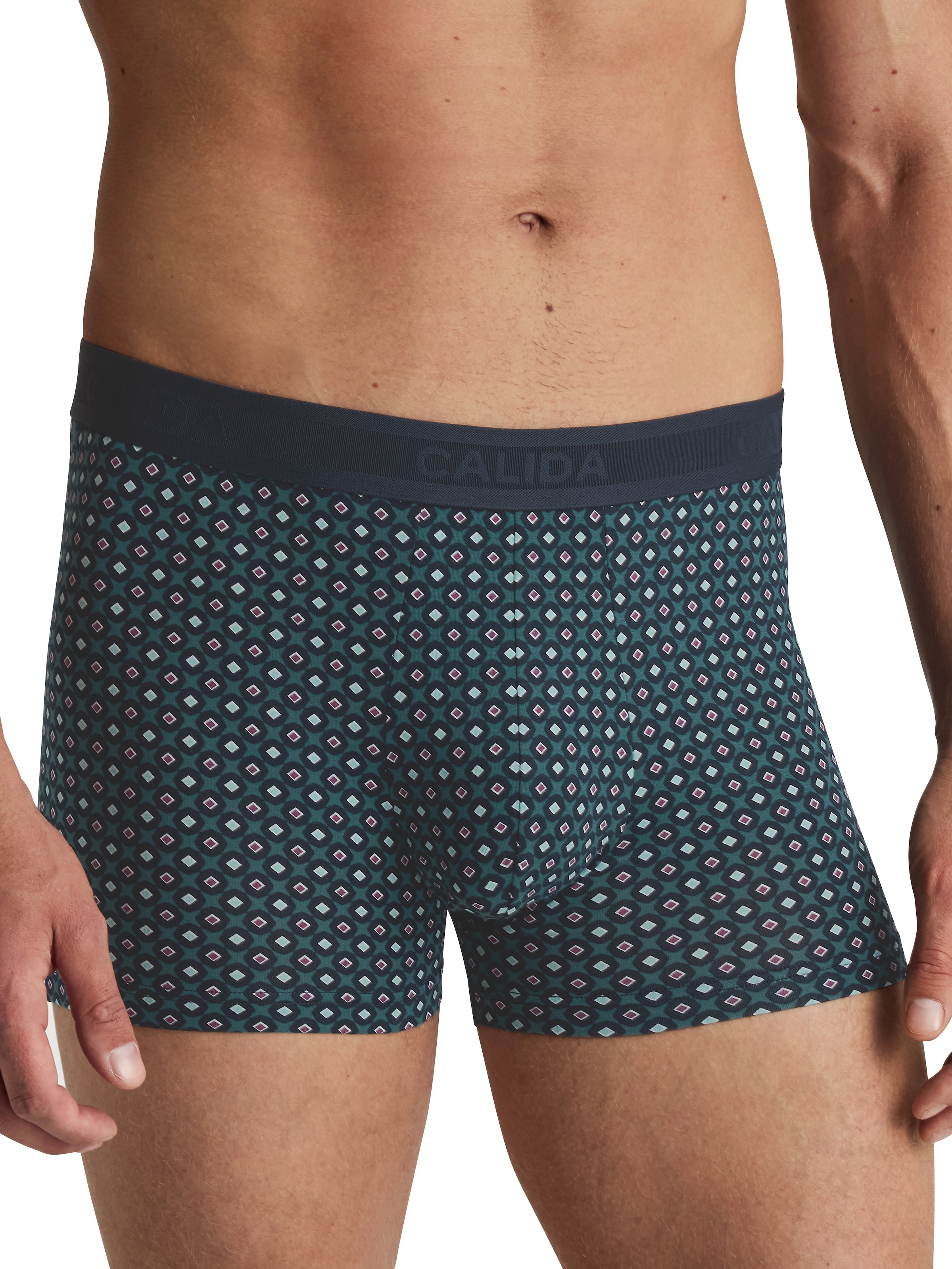 CALIDA Boxershorts "Focus Trend 3", mit Softgummibund, elastisch, Single Je günstig online kaufen