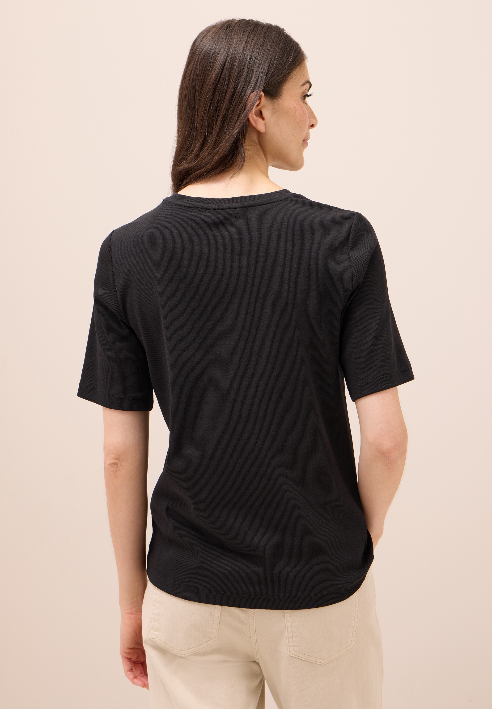 Cecil T-Shirt, aus Baumwolle mit Stretchante