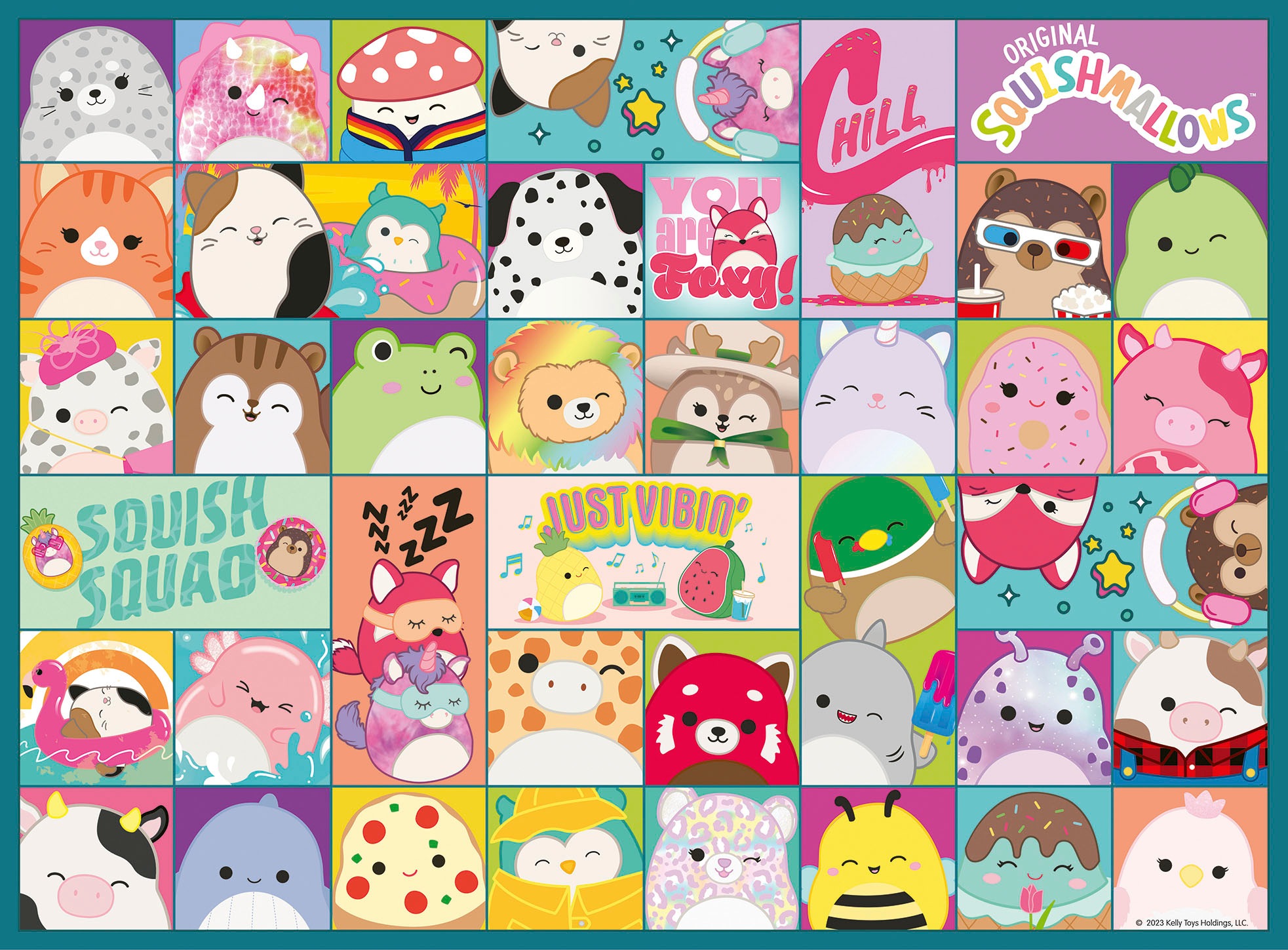 Ravensburger Puzzle »Squishmallows, Viele bunte Squishmallows«