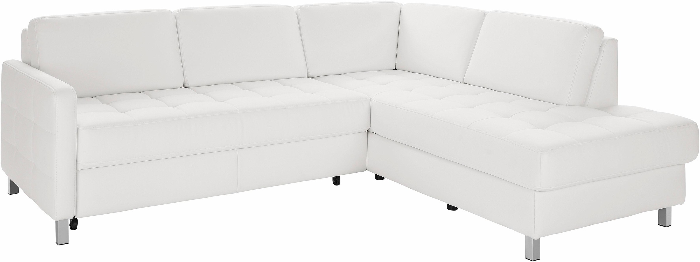 sit&more Ecksofa »Pablo L-Form«, wahlweise mit Bettfunktion und Bettkasten