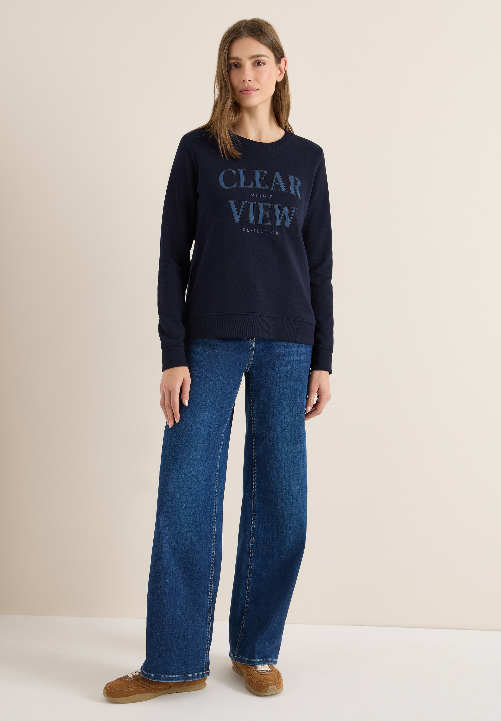 Cecil Sweatshirt, aus reiner Baumwolle