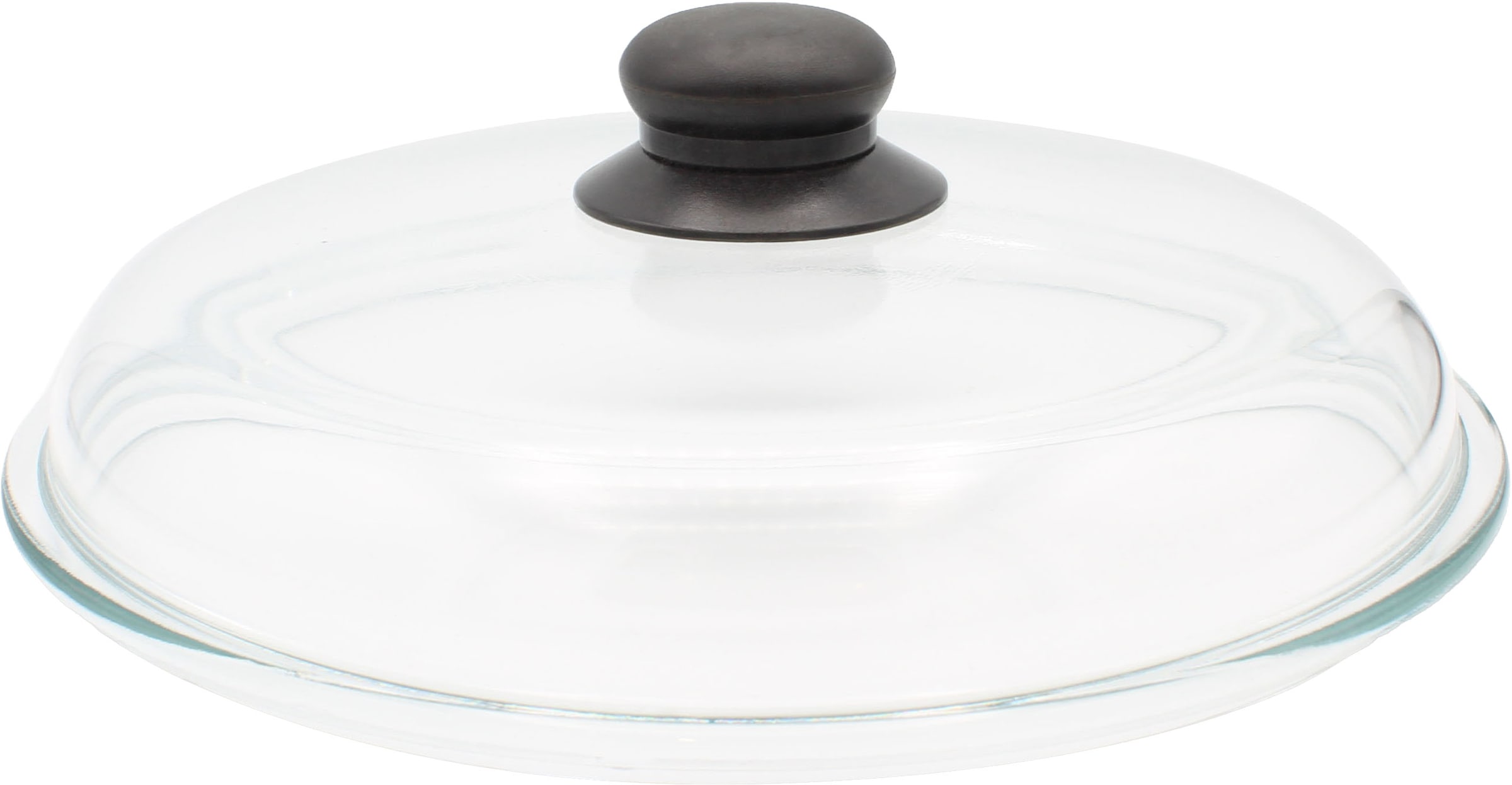 Krüger Deckel "Glasdeckel Brilliant mit Kunststoffknopf" hitzebeständig bis günstig online kaufen