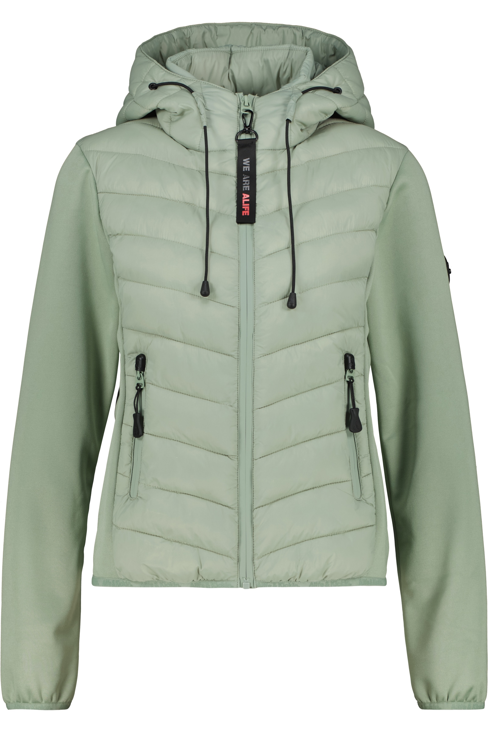 Alife & Kickin "Damen ZeliaAK A Übergangsjacke, Jacke" Gesteppte Front, verstellbare Kapuze, zwei Reißverschlusstaschen