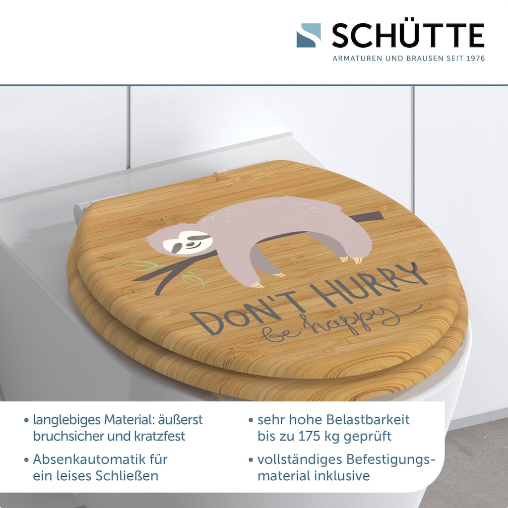 Schütte WC-Sitz »Don`t Hurry«