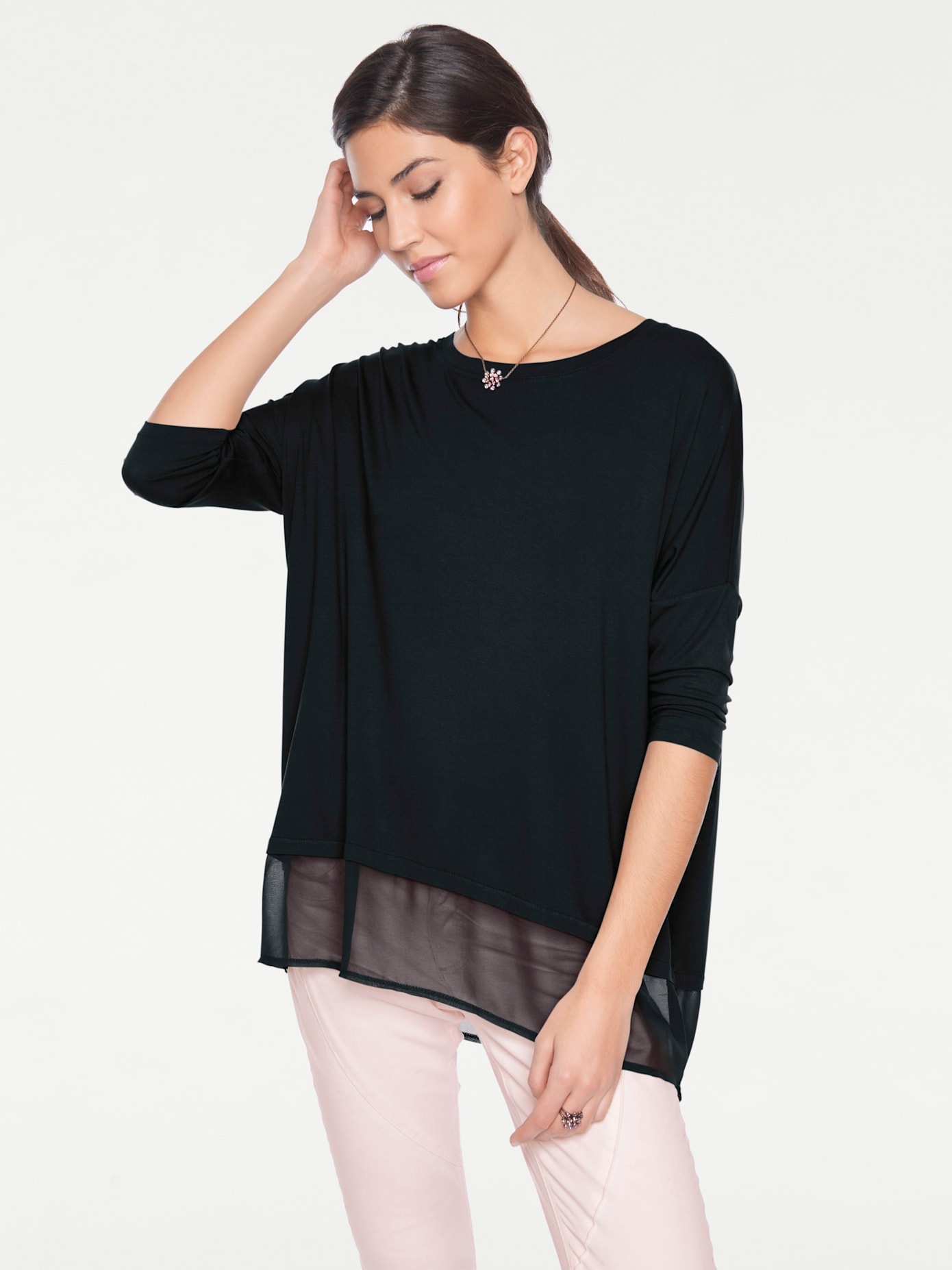 LINEA TESINI by heine Oversize-Shirt "Oversized Shirt" günstig online kaufen