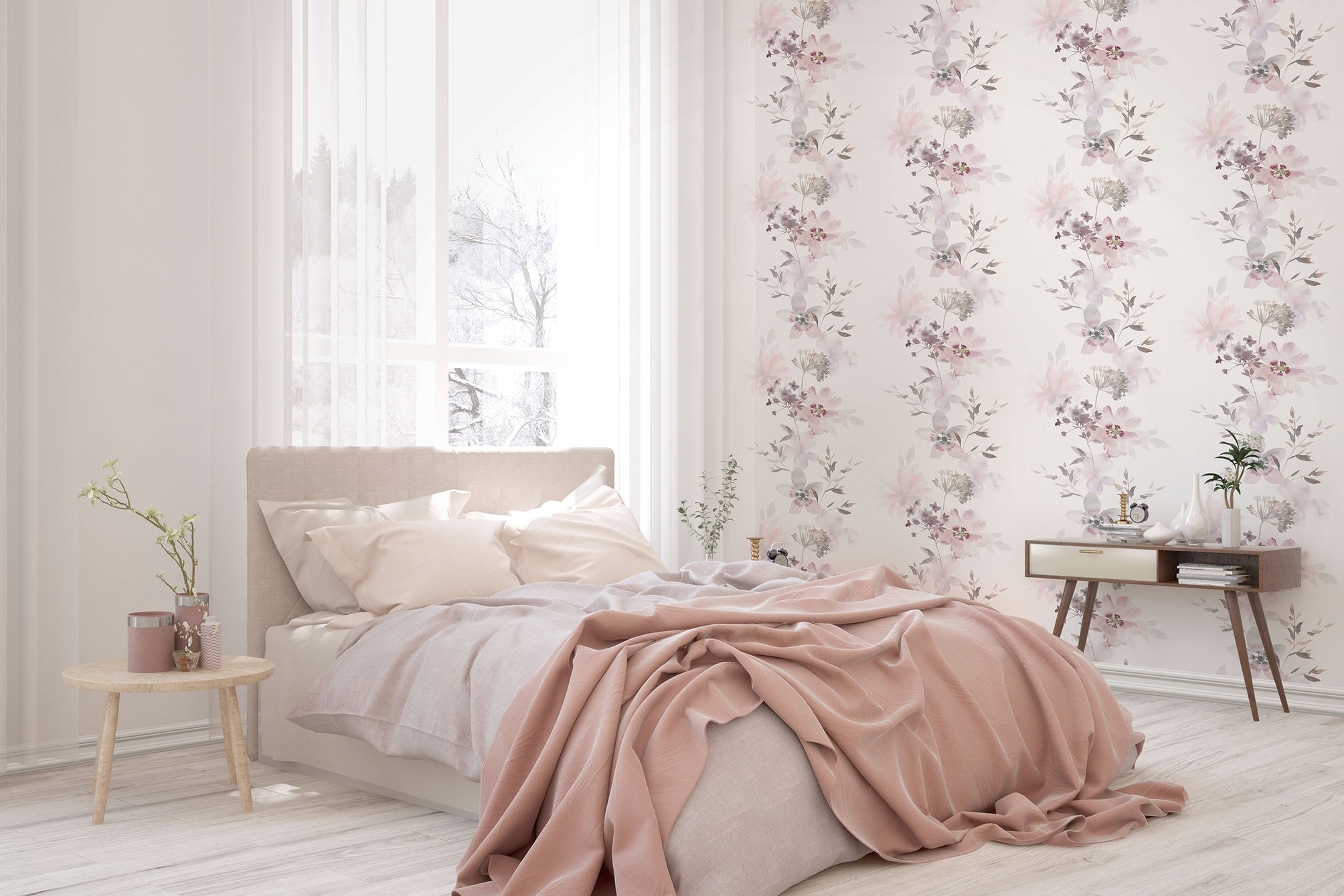 Marburg "Natures Palette" botanisch moderne Tapete für Wohnzimmer Schlafzimmer Küche