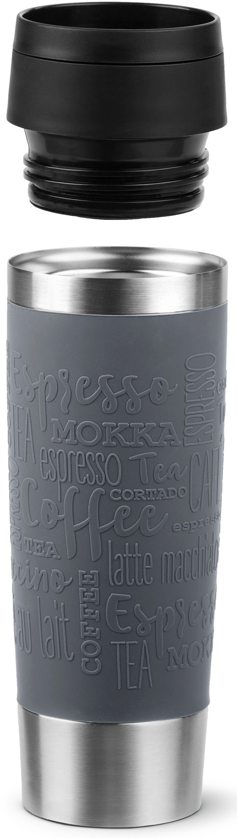 Emsa Thermobecher »Travel Mug Classic, mit 360°-Trinköffnung«, 4h heiß, 8h kalt - 360 ml / 6h heiß, 12h kalt - 500 ml, 100% dicht