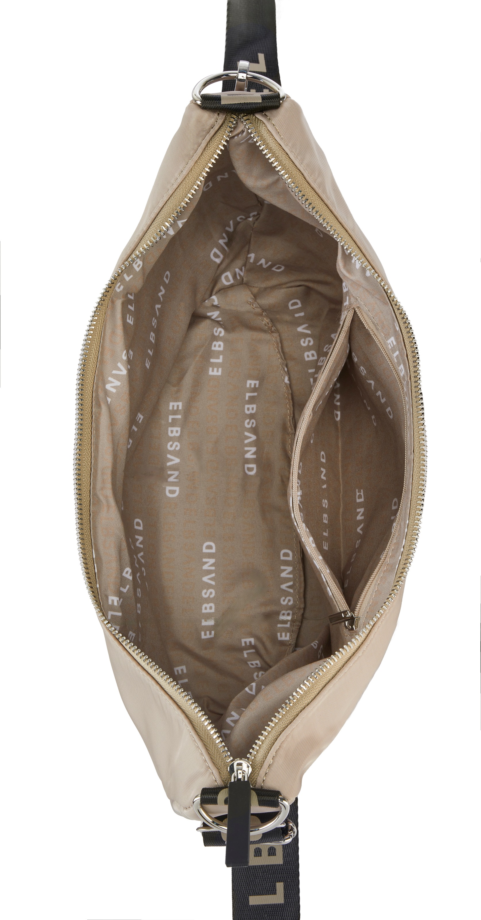 Elbsand Umhängetasche »Hobo-Tasche, Schultertasche, Minibag, Henkeltasche, Crossbody Bag« Handtasche Damen zum Umhängen aus weichem Material VEGAN
