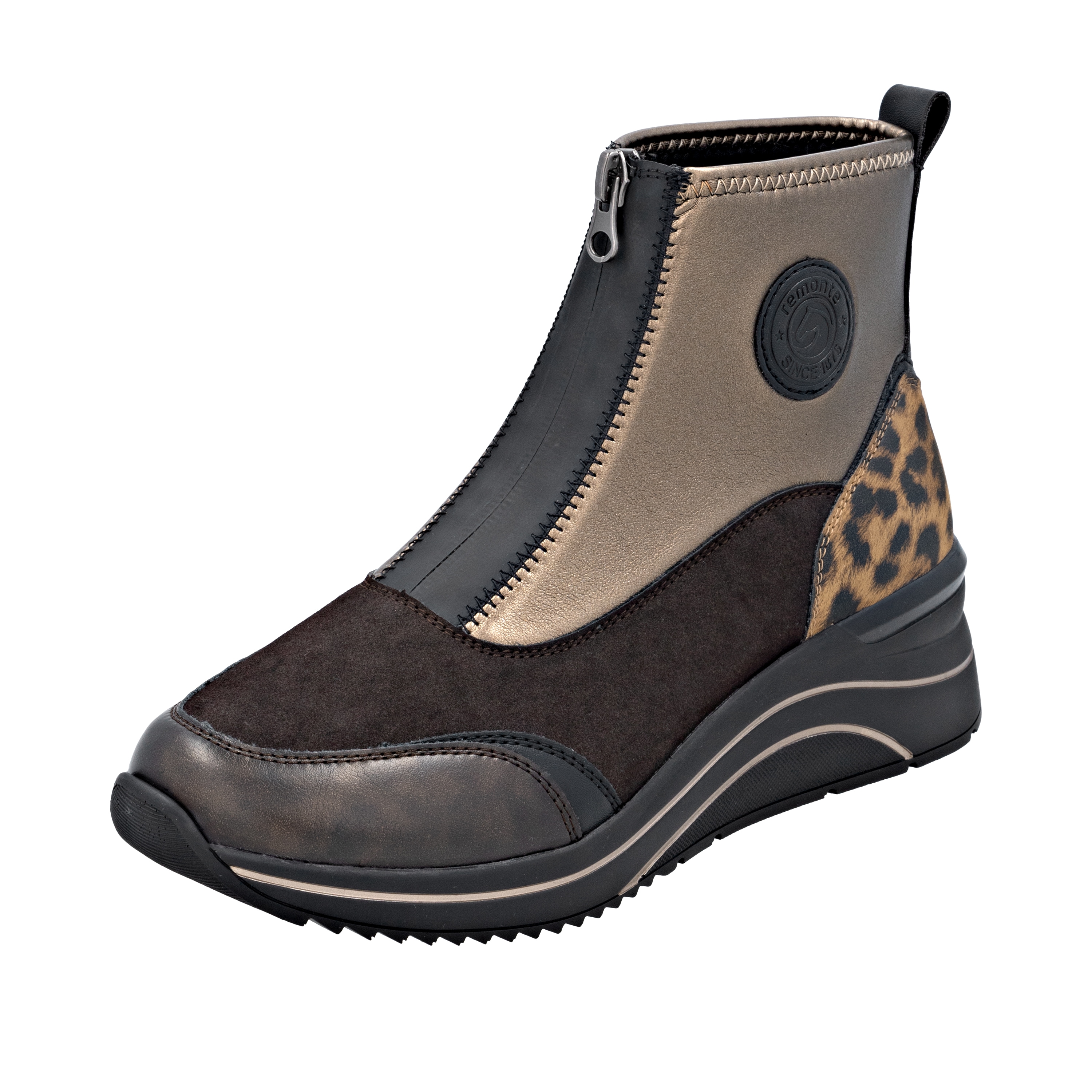 Remonte 1100000002199 Casual-Boots, Stiefelette, Plateauboots mit Lite´n Soft Ausstattung