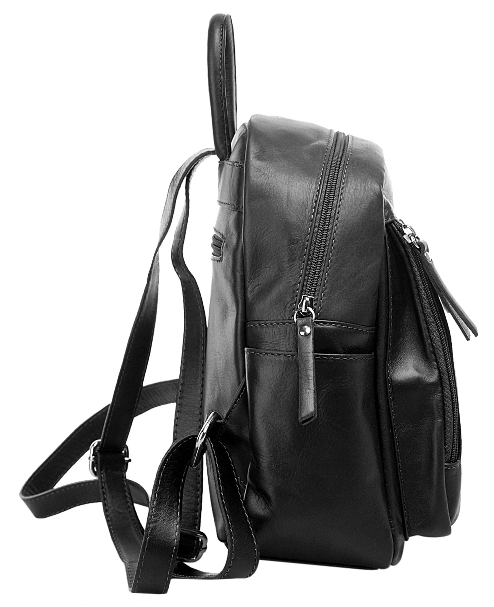 Samantha Look Cityrucksack, echt Leder, Made in Italy