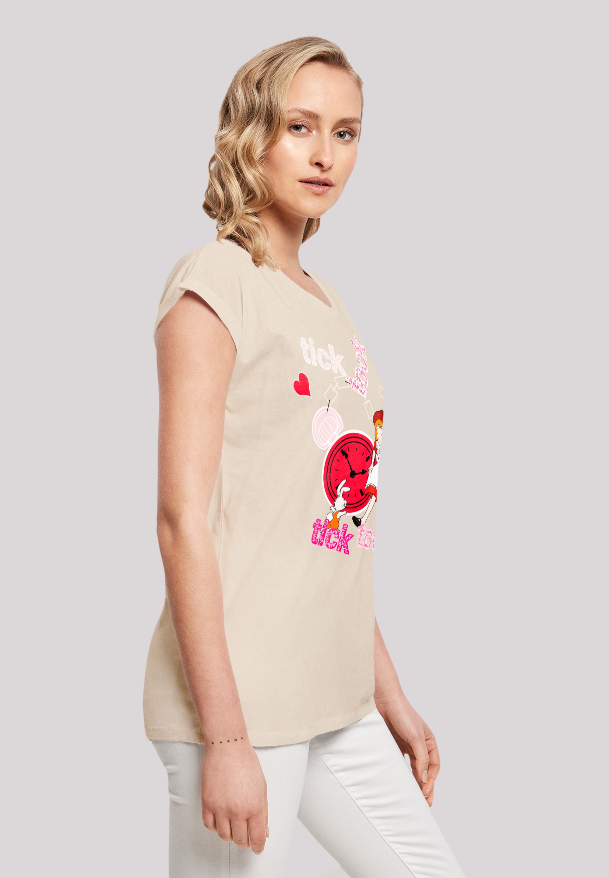 F4NT4STIC T-Shirt »Alice im Wunderland Tick Tock« Retro, Heroes of Childhood, TV Serie