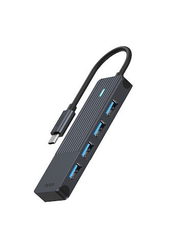 Rapoo USB-Adapter »UCH-4001 USB-C Hub USB-C ...