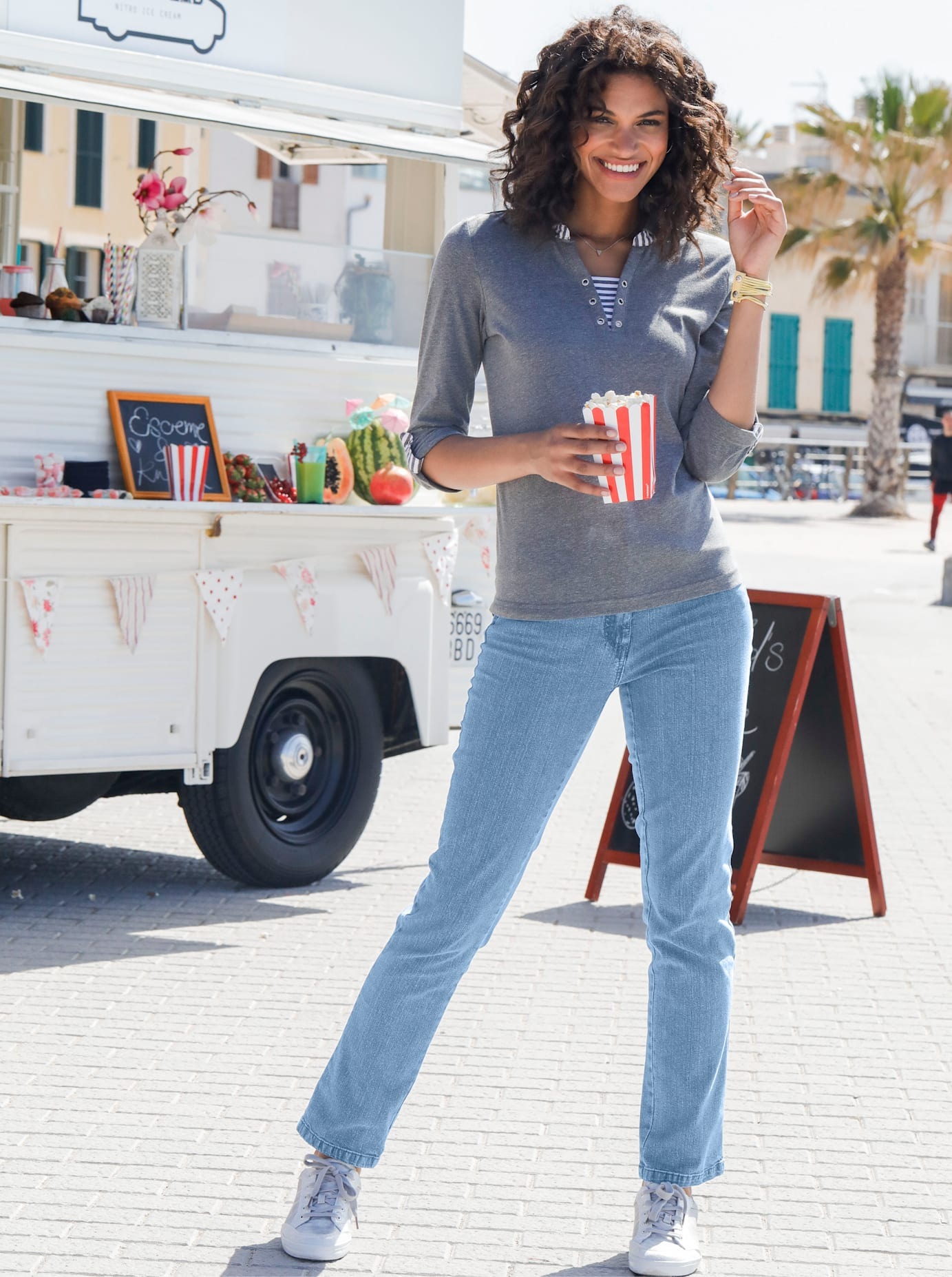 Casual Looks 3/4-Arm-Shirt "Shirt" 1 Stk. tlg. günstig online kaufen