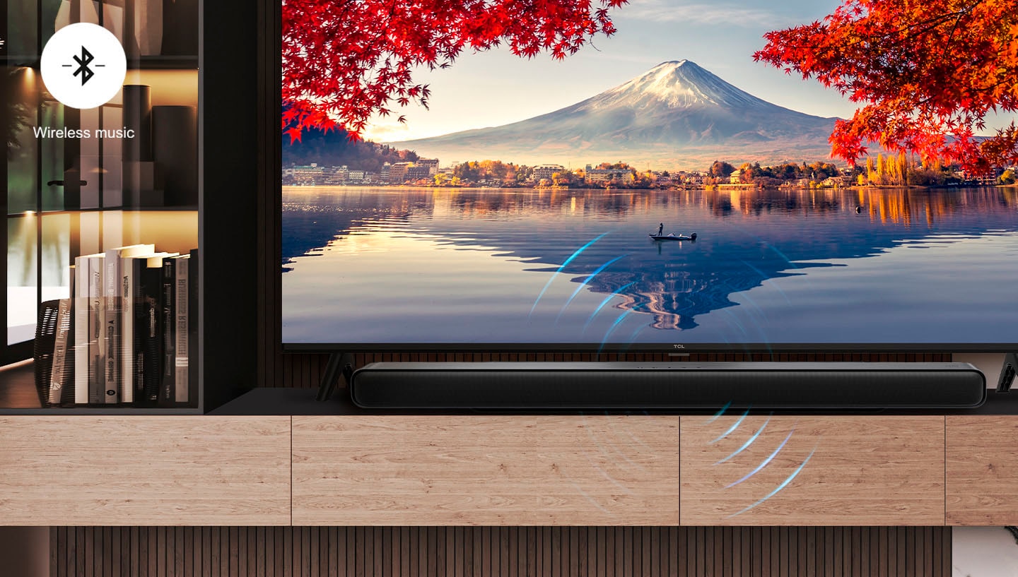 TCL Soundbar »S55H 2.1-Kanal DTS Virtual:X«, Dolby Atmos, Bluetooth 5.2, HDMI, 220 Watt, Wandhalterung, Subwoofer