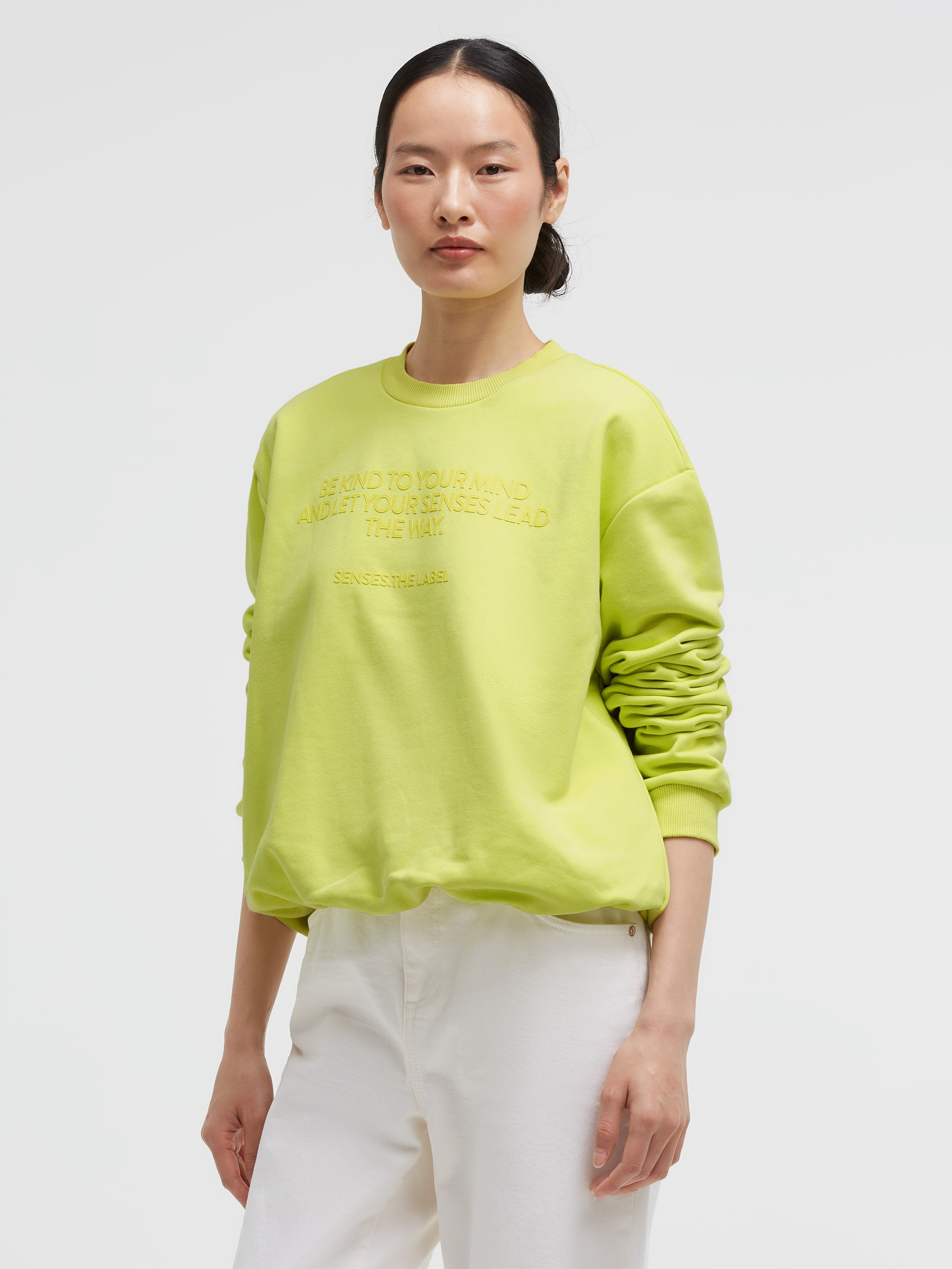 SENSES.THE LABEL Sweater, mit Baumwolle