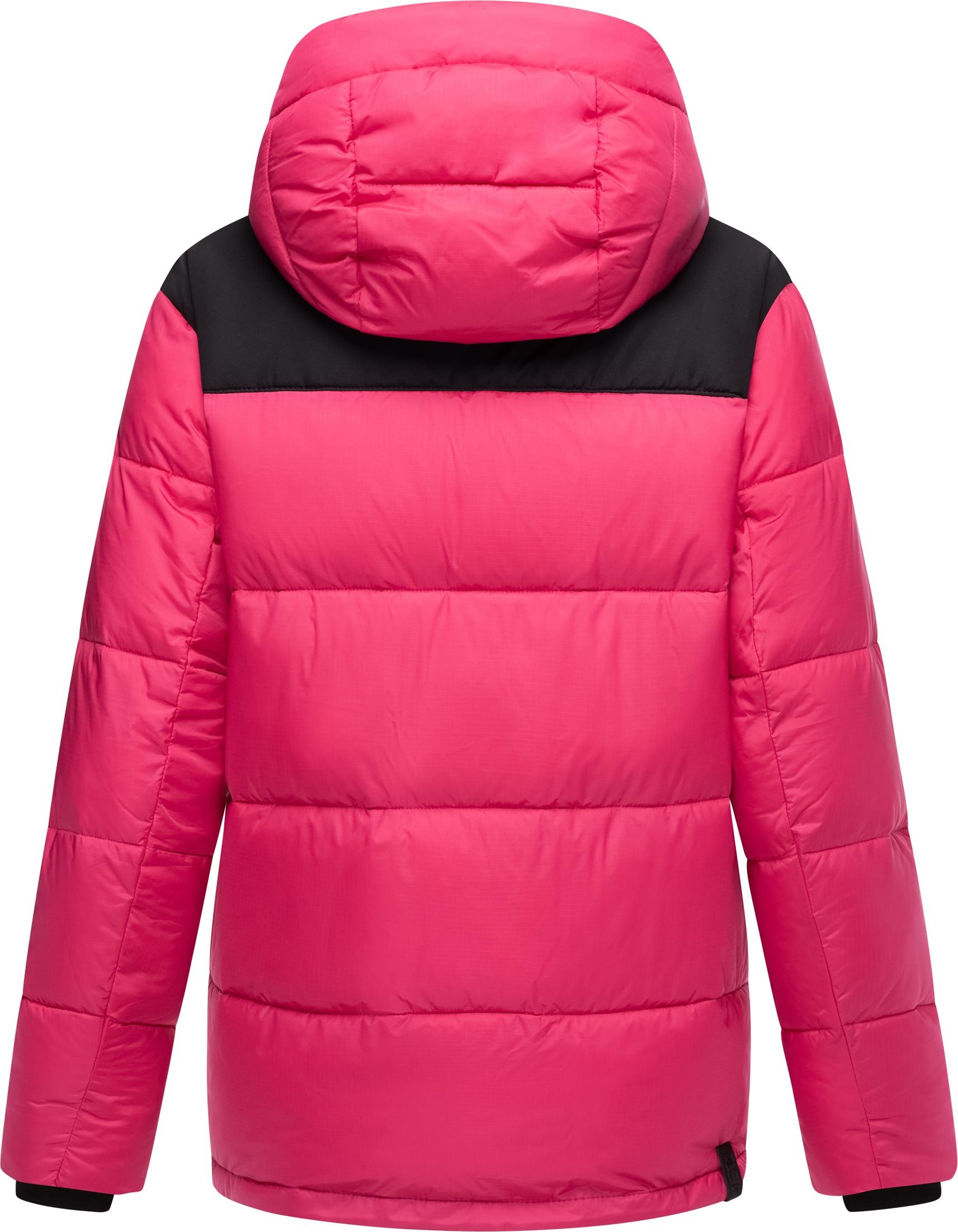 Ragwear Anorak »Wikesh«, mit Kapuze, stylische Winter Steppjacke mit Colourblocking