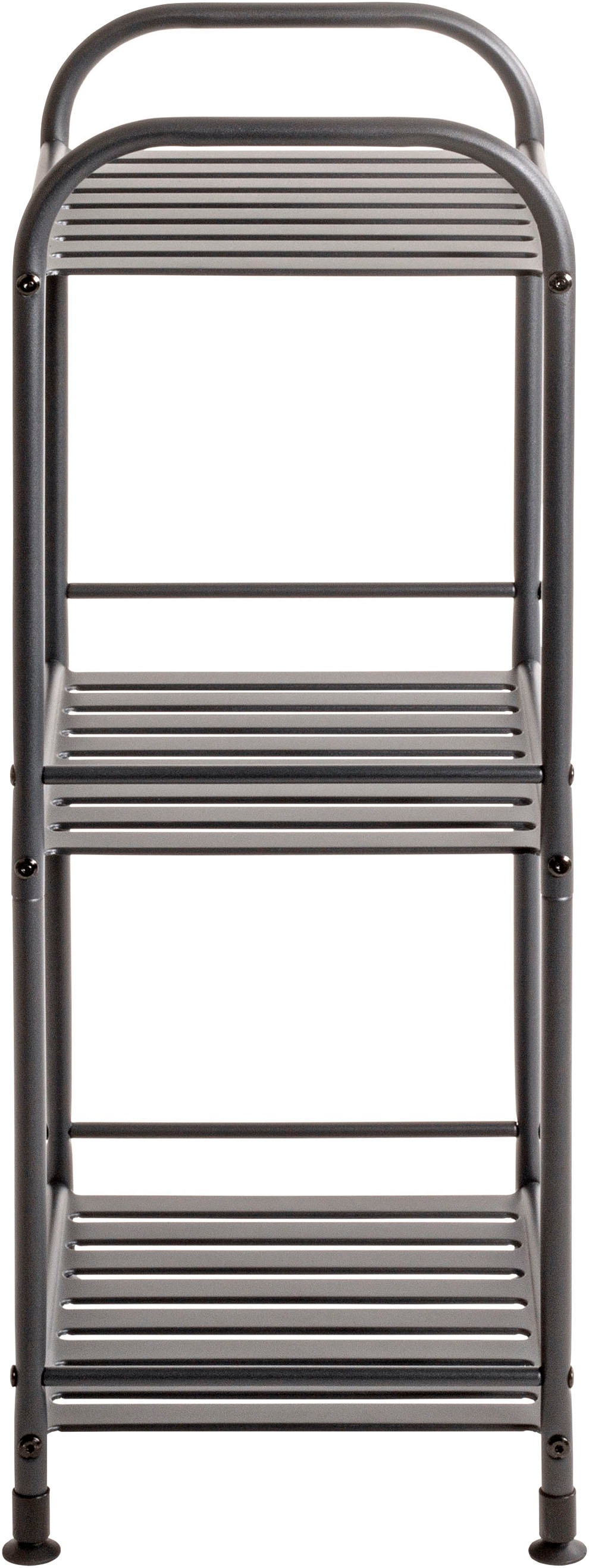 HAKU Regal »Aufbewahrungsregal, Dekoregal, Standregal« 1 Stk. tlg. rechteckig - aus Metall Anthrazit - B/T/H 33/28/78 cm