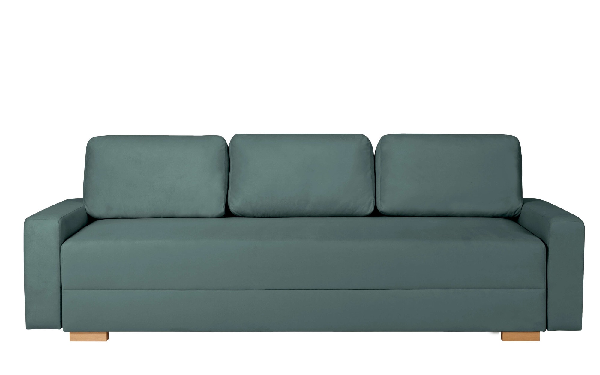 INOSIGN 3-Sitzer »SHERIDIAN Schlafsofa mit Bettkasten, in Feincord & Velvet«, mit Wellenunterfederung, moderne Bezüge, B/H/T 225/94/80